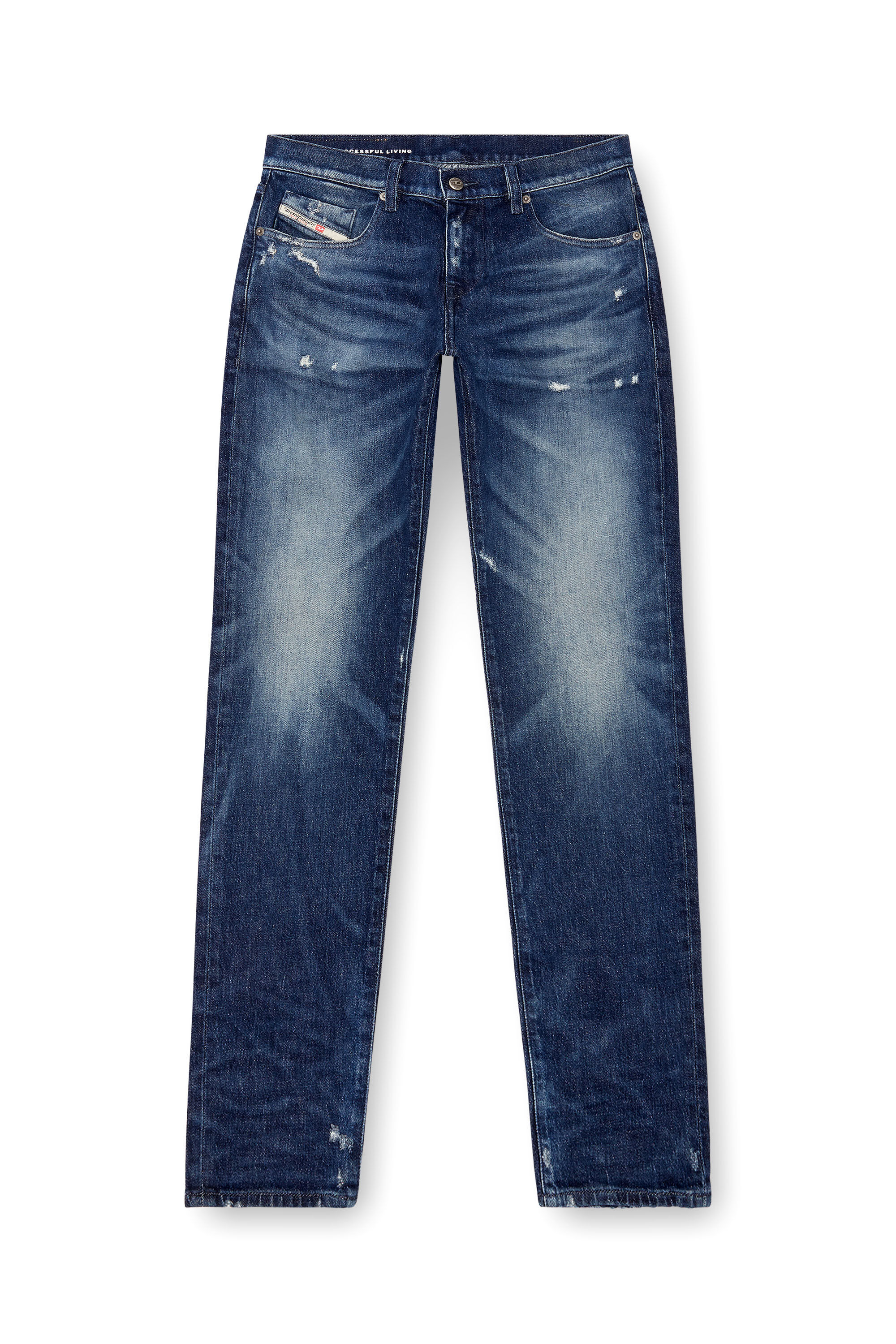 Diesel - Male Slim Jeans 2019 D-Strukt 09J56, Dark Blue - Image 2