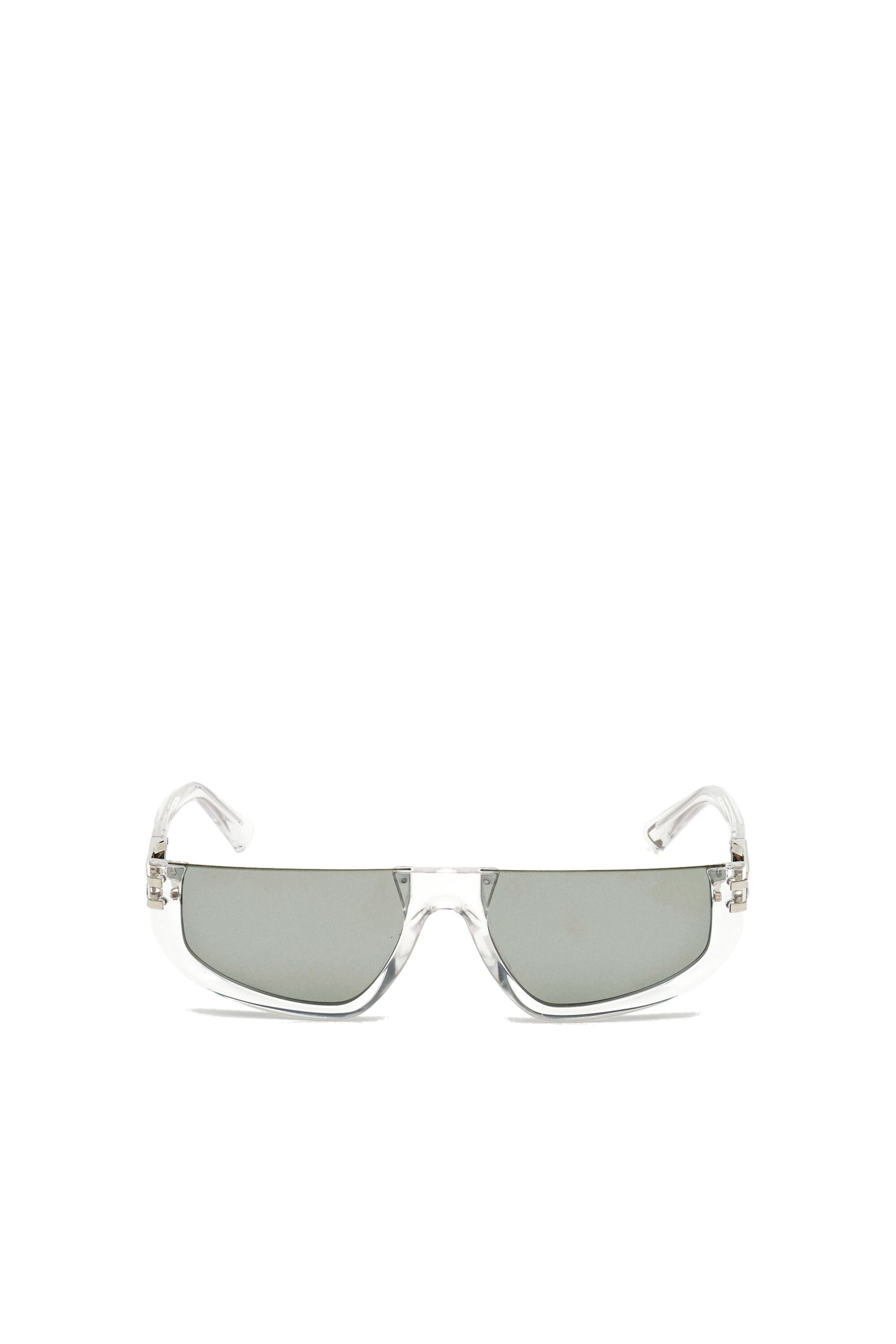 Diesel - DL0315, Masque avec lentilles de miroir Homme in Blanc - 1
