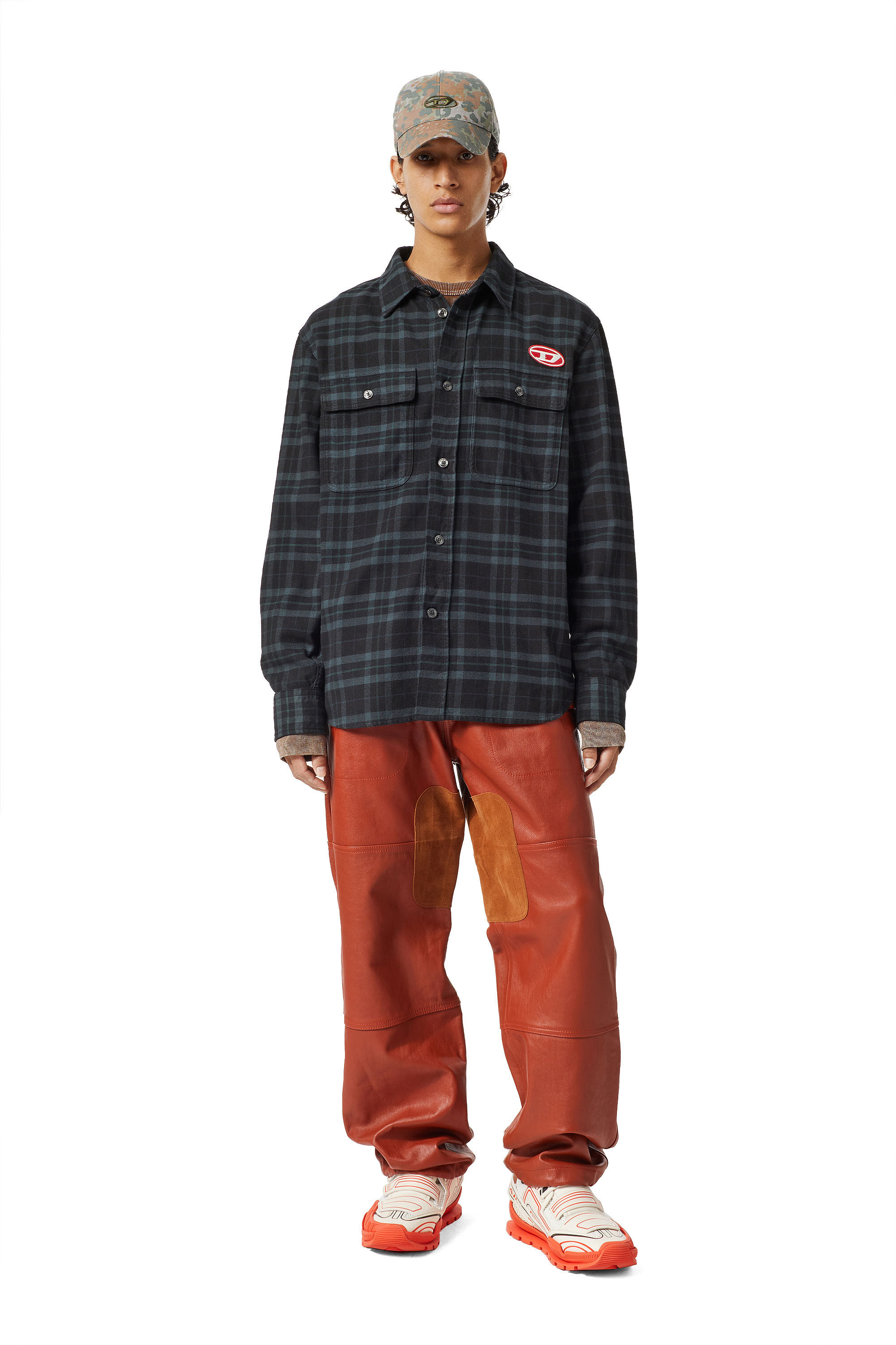 S-CROSS Man: Responsible shirt in check flannel | Diesel