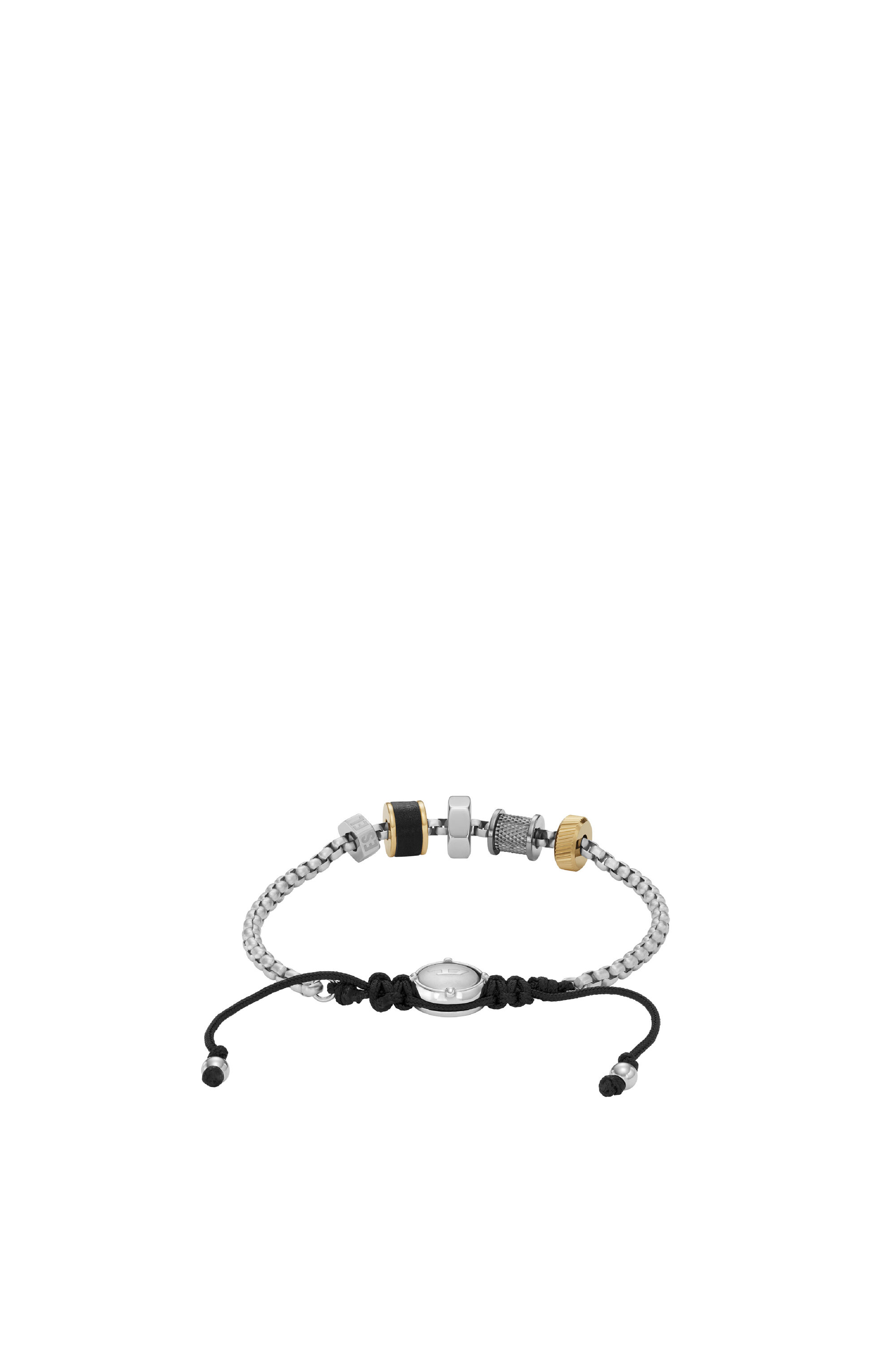 Diesel - DX1392, Bracelet chaîne en acier inoxydable Homme in Gris argenté - 2