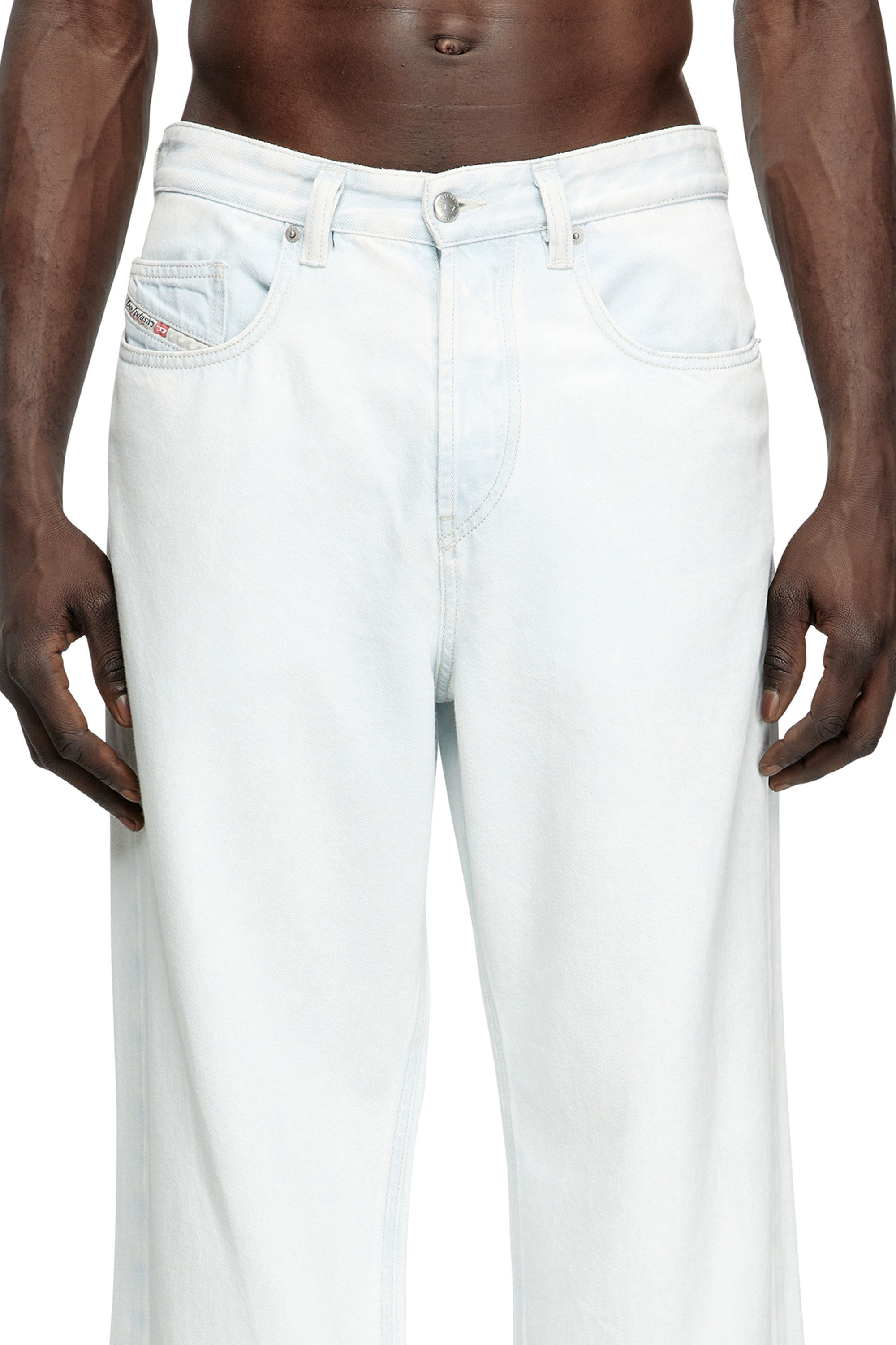 Diesel - Male's Relaxed Jeans 2001 D-Macro 09M08, Light Blue - 5