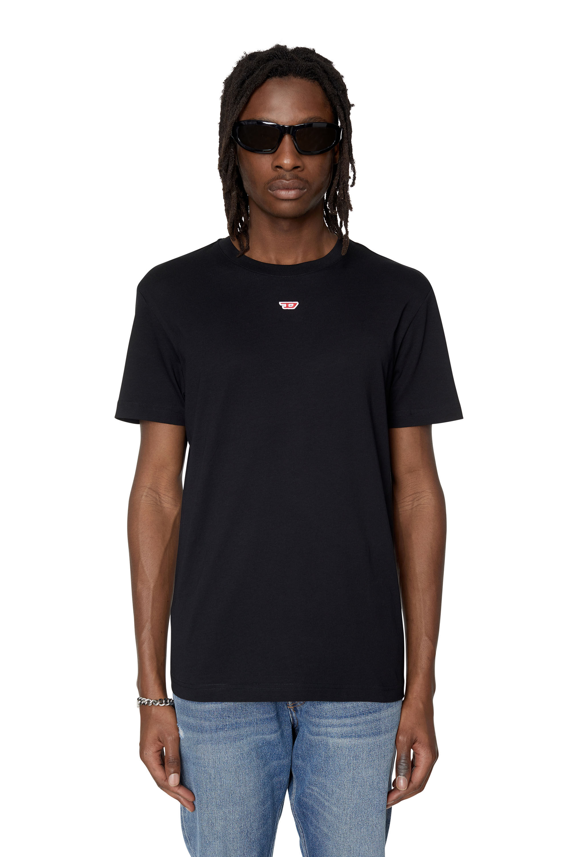 T DIEGOR D Man T shirt with D patch Diesel