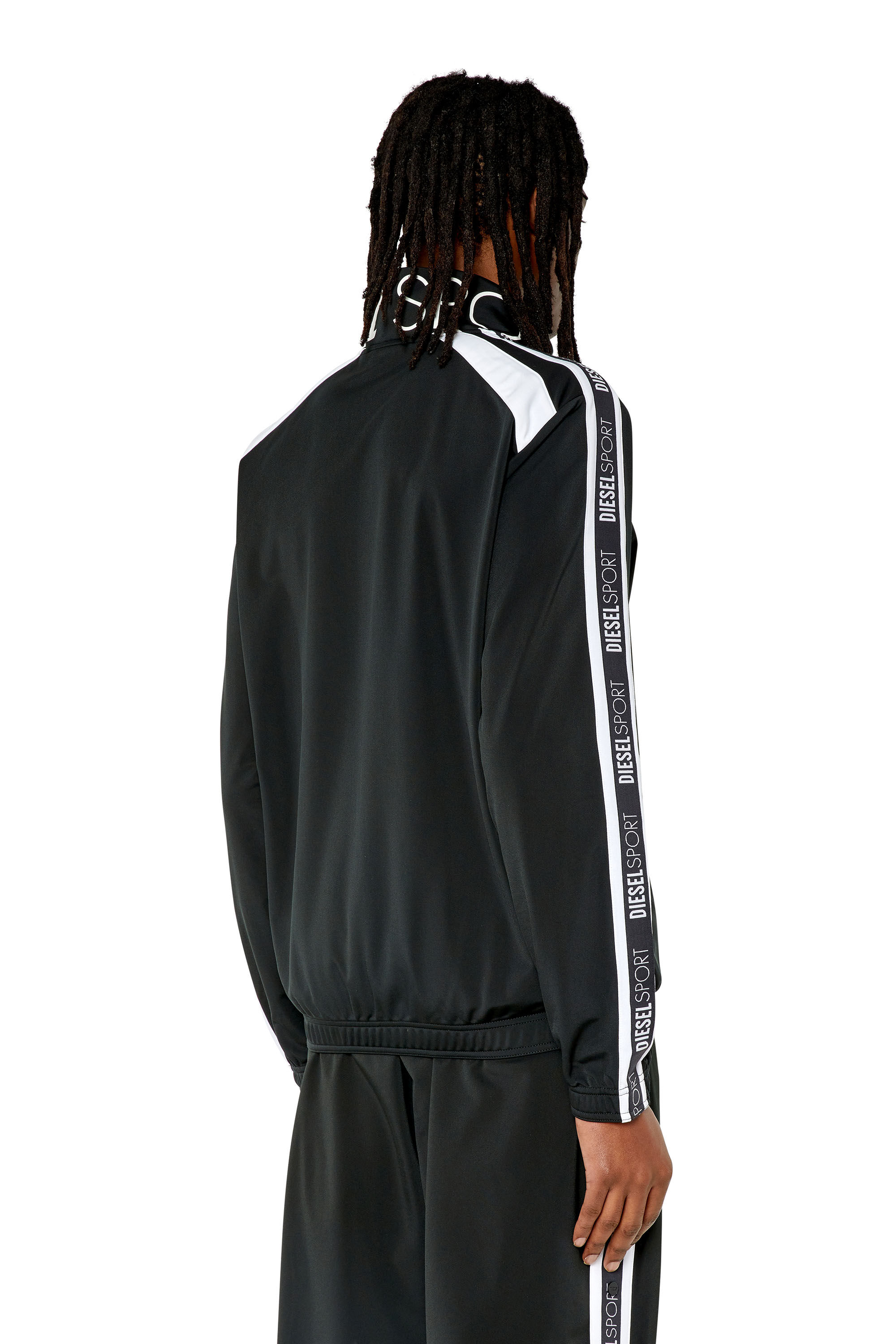 AMST ETHEL HT13 Man Track jacket with logo tape Diesel