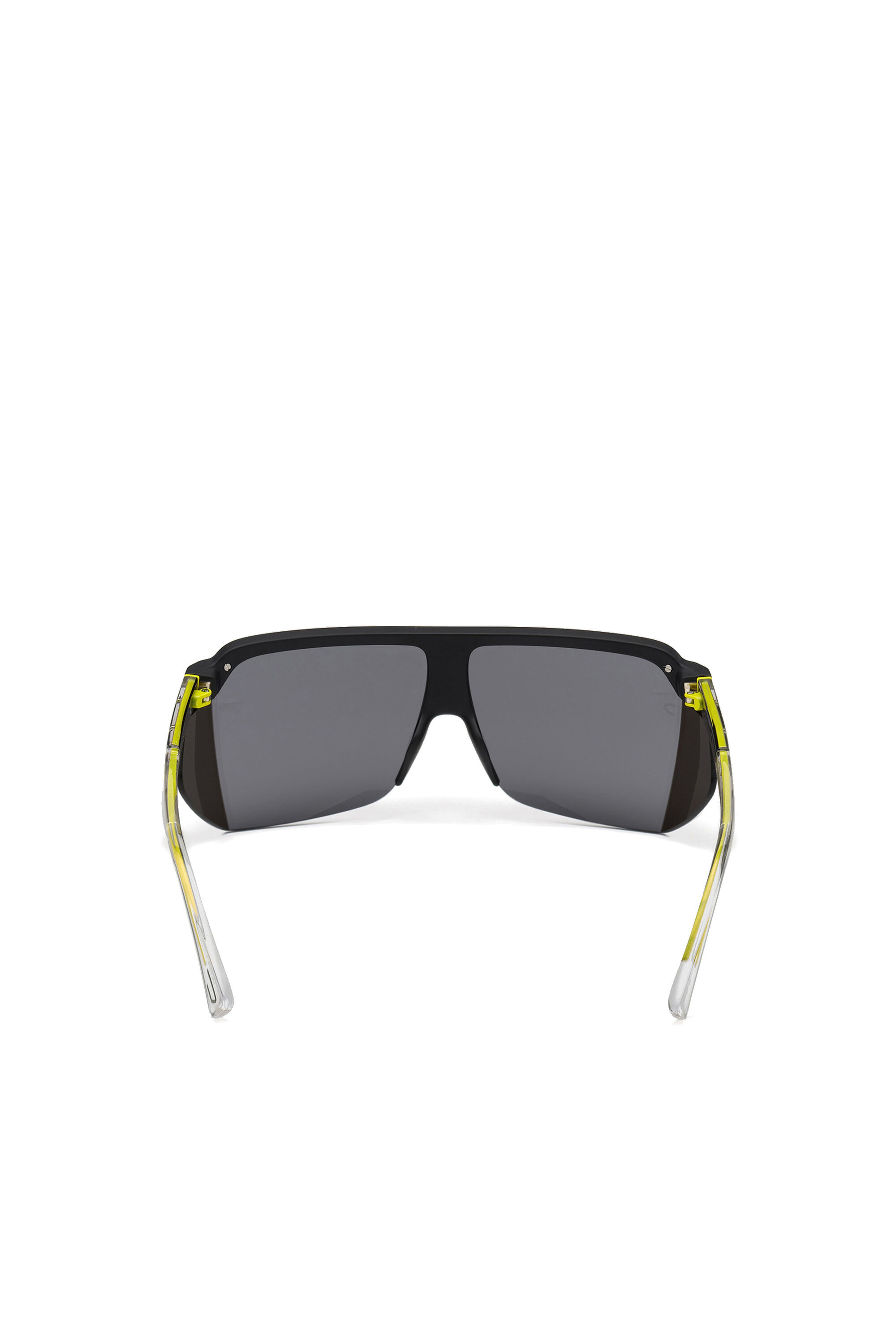 Diesel - DL0319, Male's Wraparound glasess in acetate and metal in Black - 3