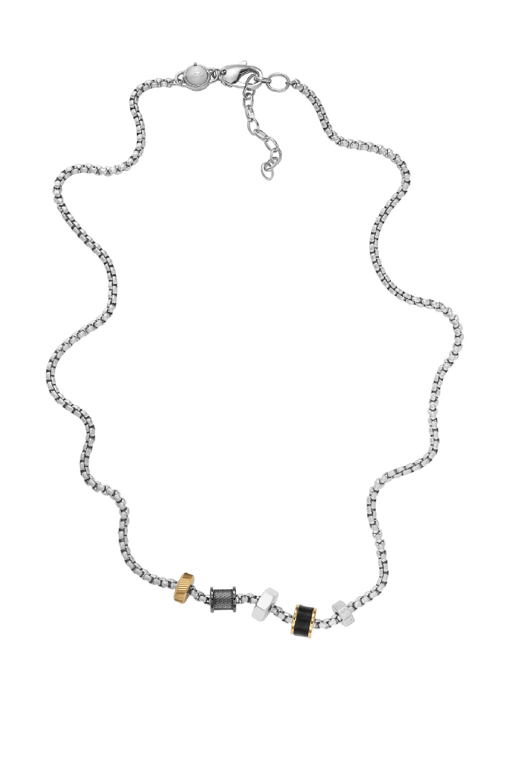 Diesel - DX1393, Male's Stainless steel chain necklace in Silver - 2