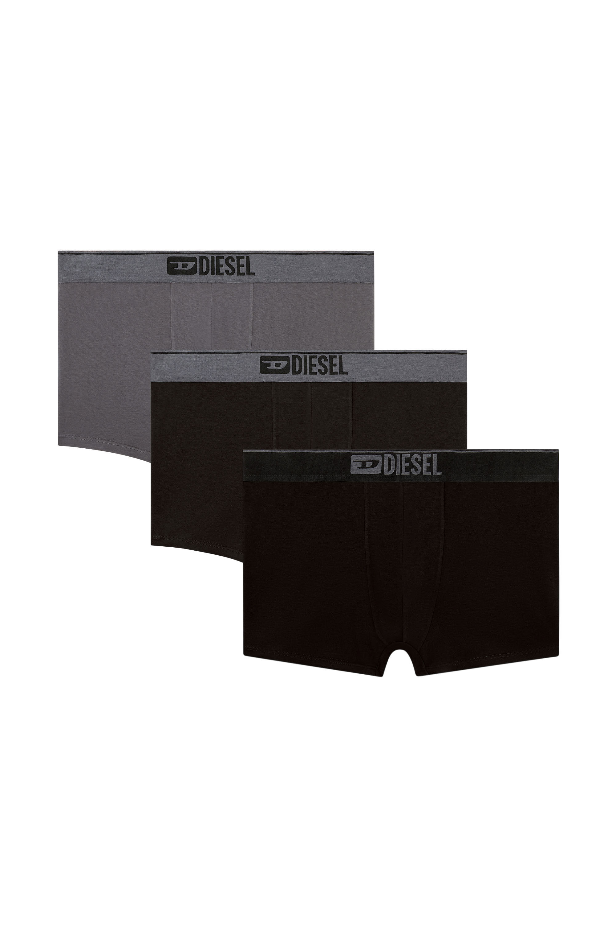 Diesel - UMBX-DAMIENTHREEPACK, Lot de trois boxers couleur unie Homme in Polychrome - 4