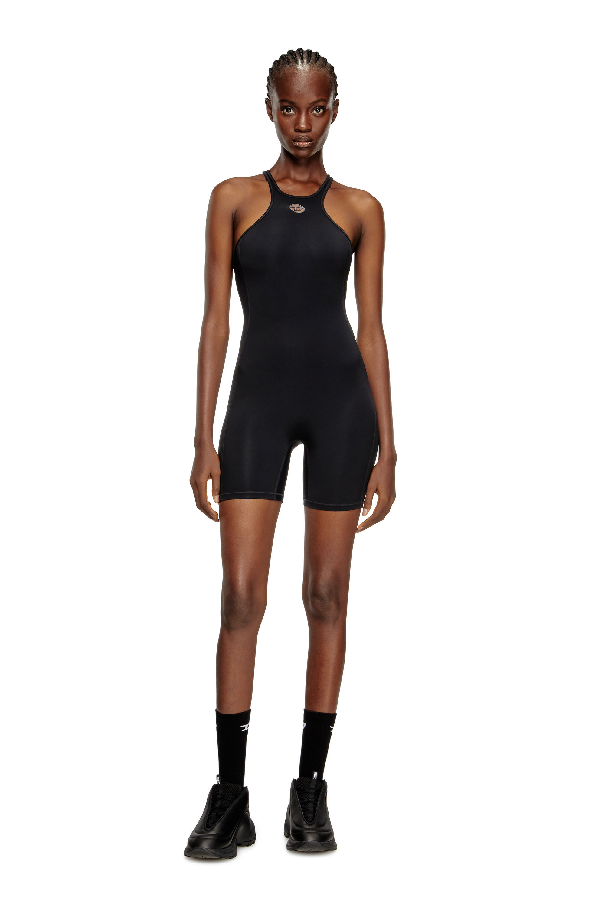 Diesel - NYDIA-UTLT, Female's Racer back playsuit in Black - 2