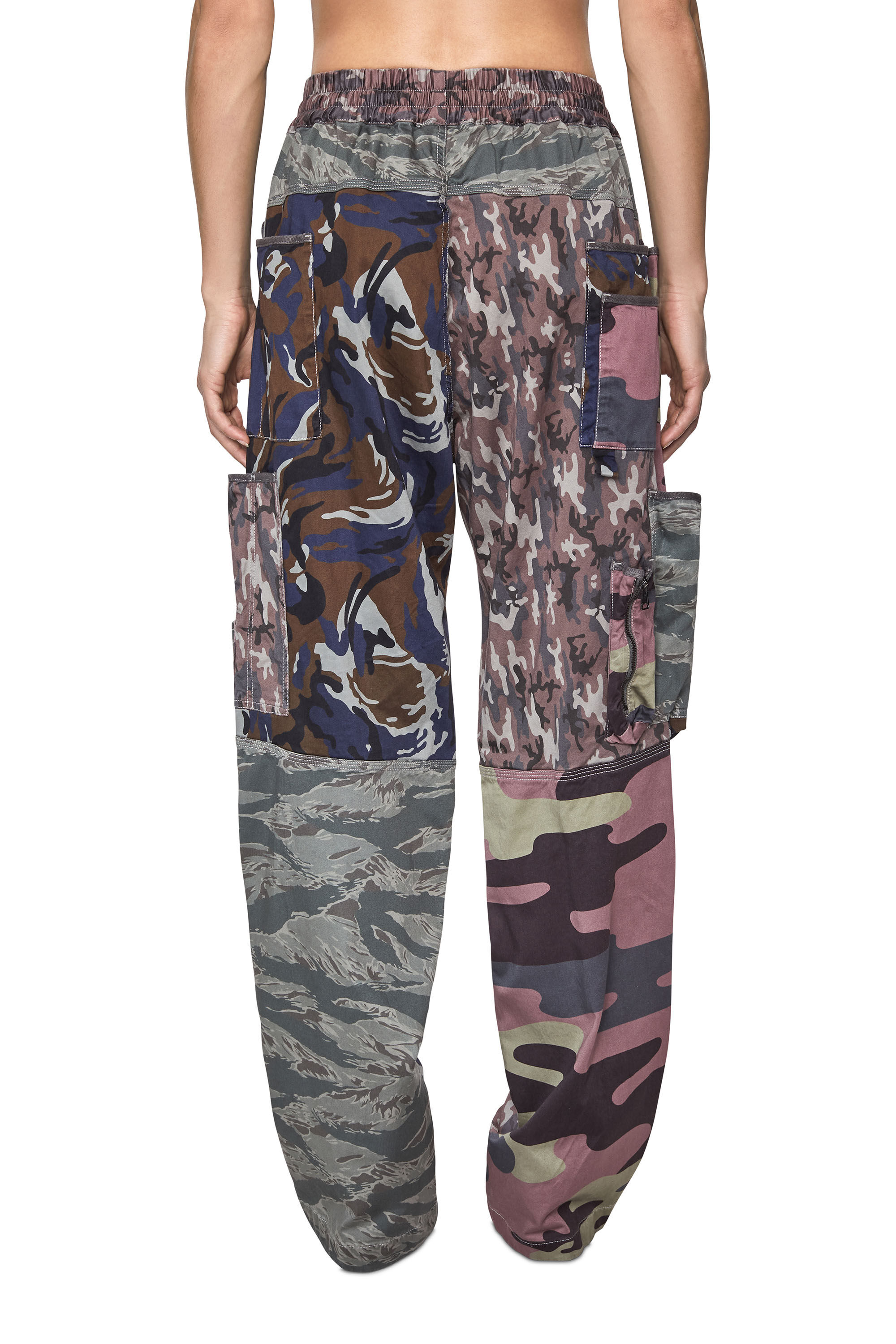 Off white reconstructed camo pants hot sale