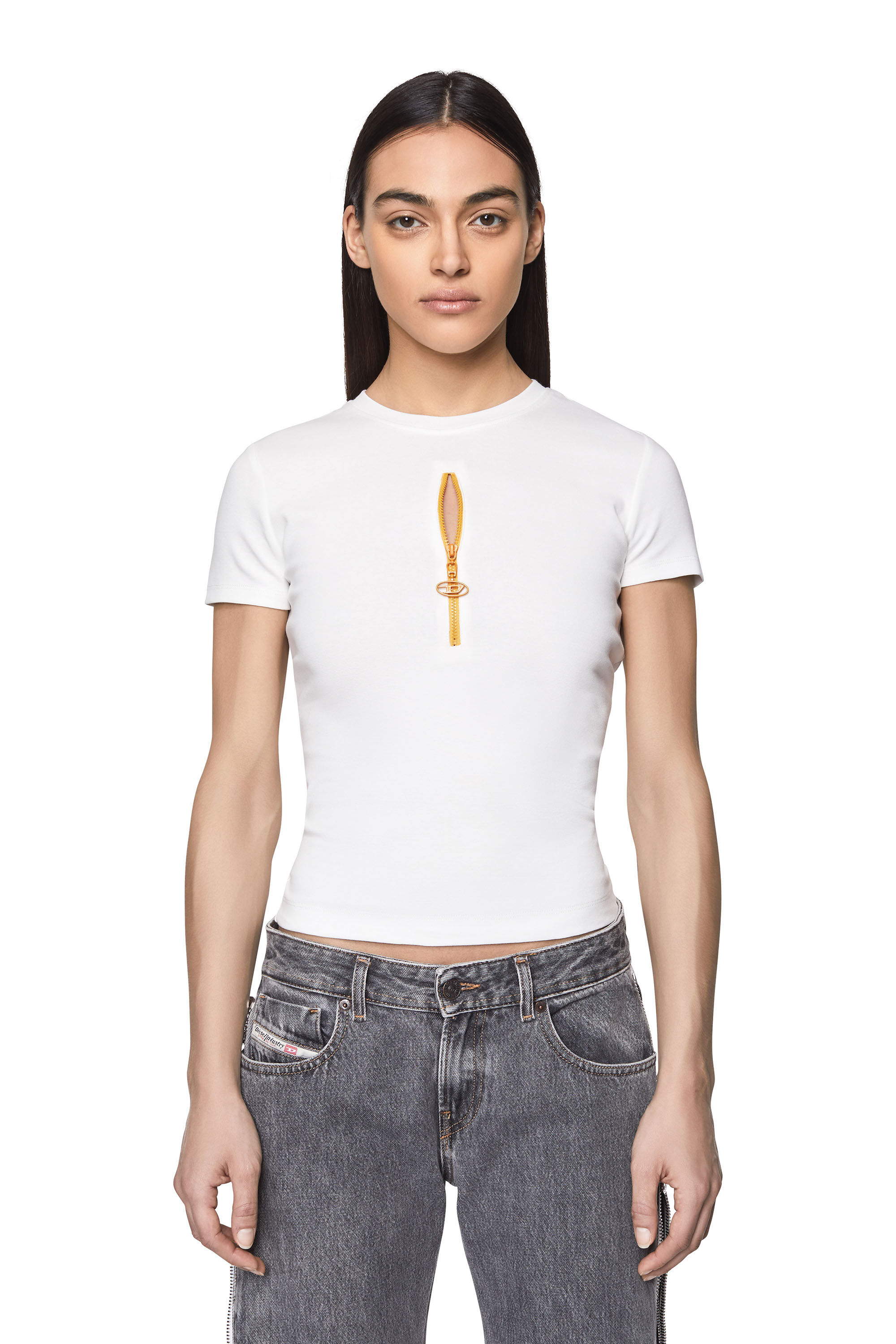 Diesel - T-VAZY, White/Yellow - Image 3