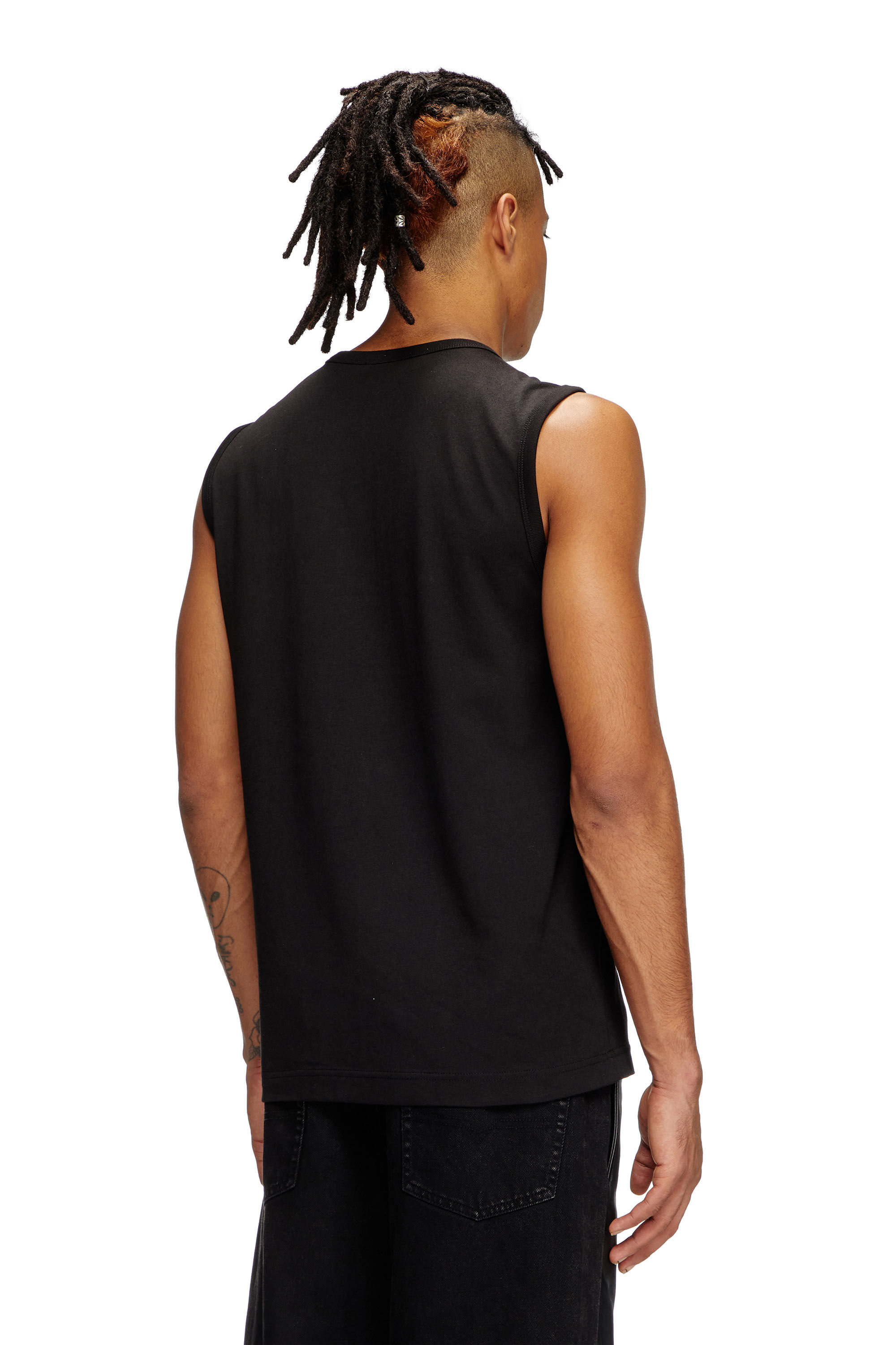 Diesel - T-BISCO-BIGOVAL, Male's Sleeveless top in Black - 4