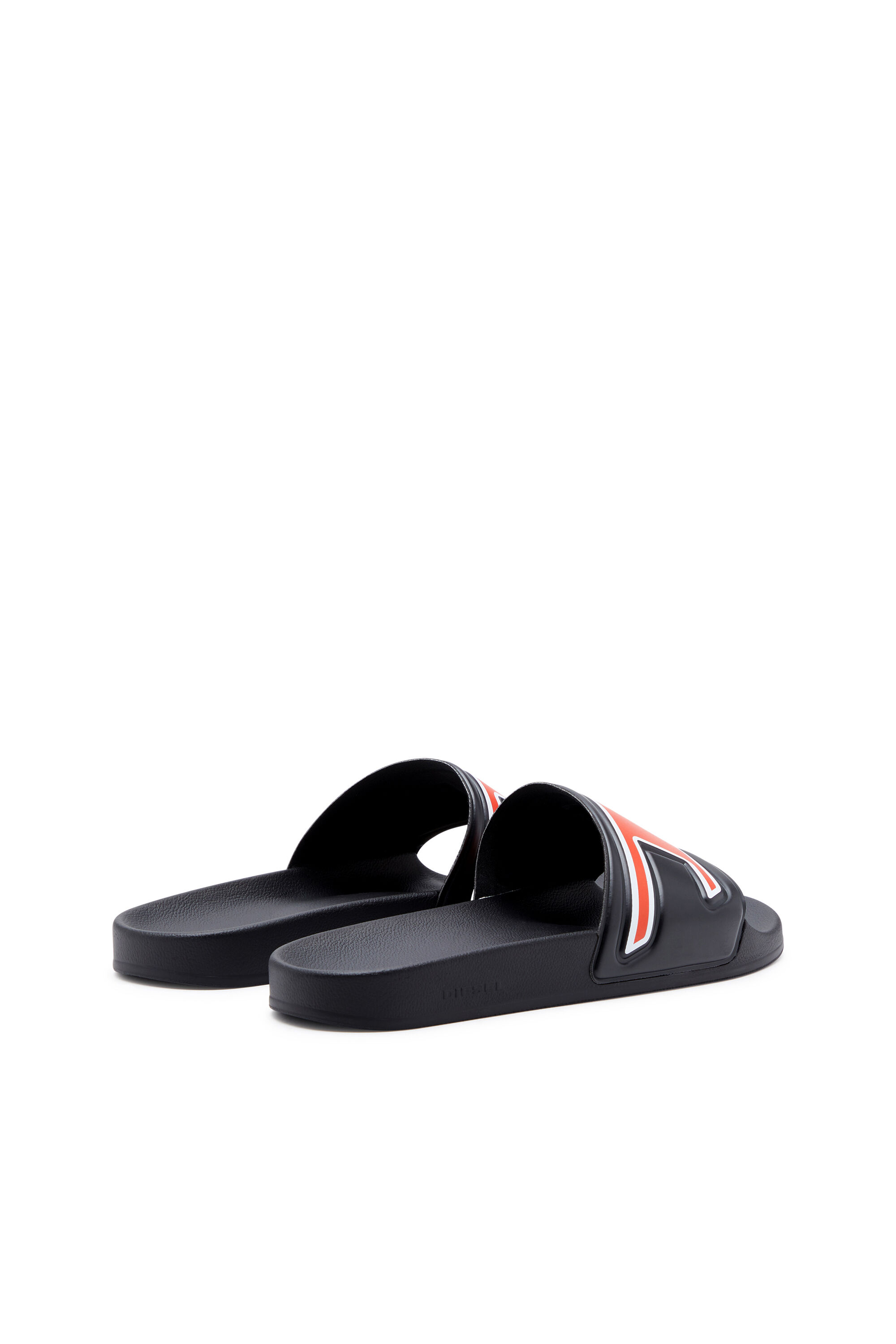 Diesel - SA-MAYEMI D, Male's Sa-Mayemi-Pool slides with embedded D logo in Black - 3