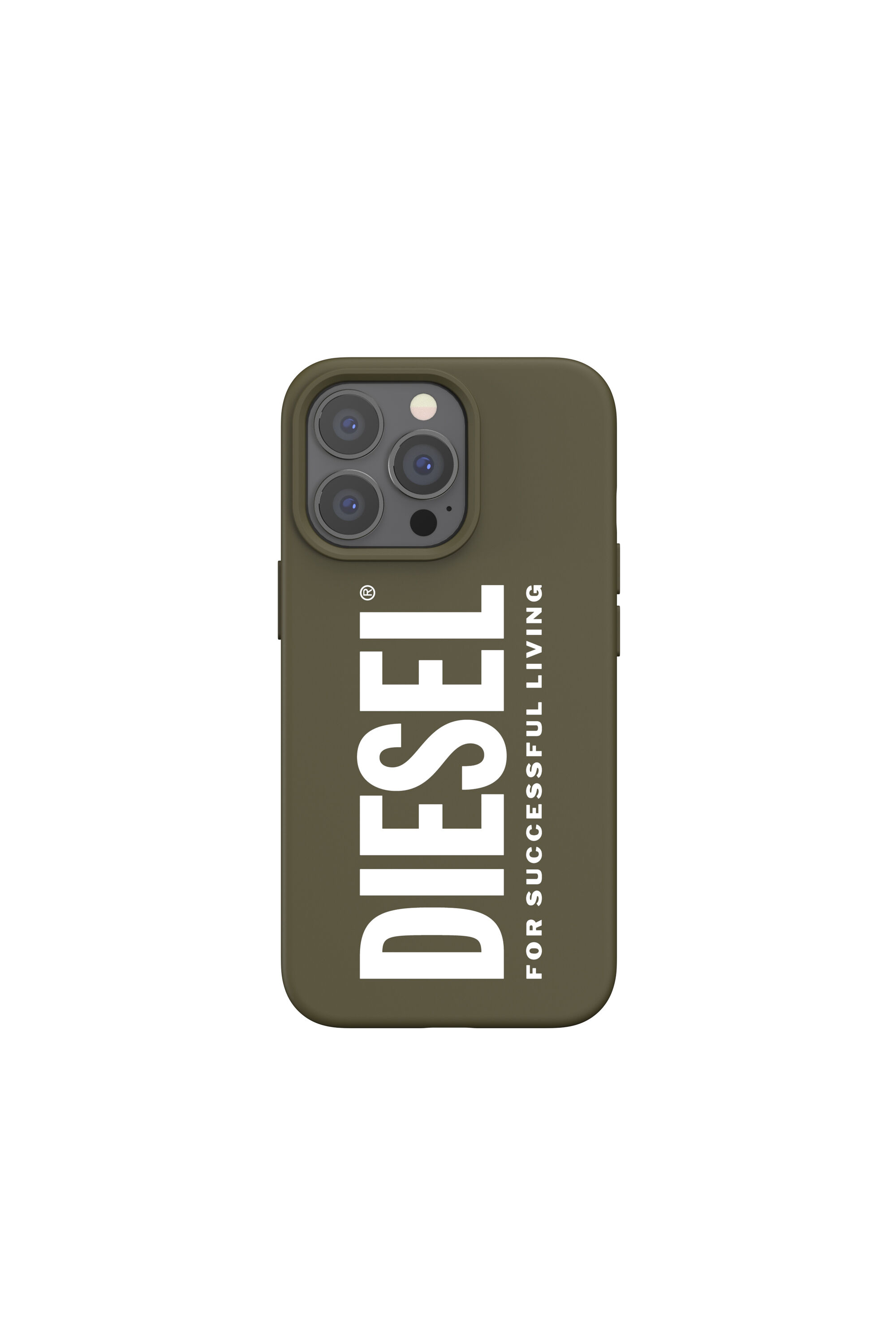 Diesel - 47166 SILICONE CASE, Coque en silicone for iPhone 13 / 13 Pro Mixte in Vert - 2