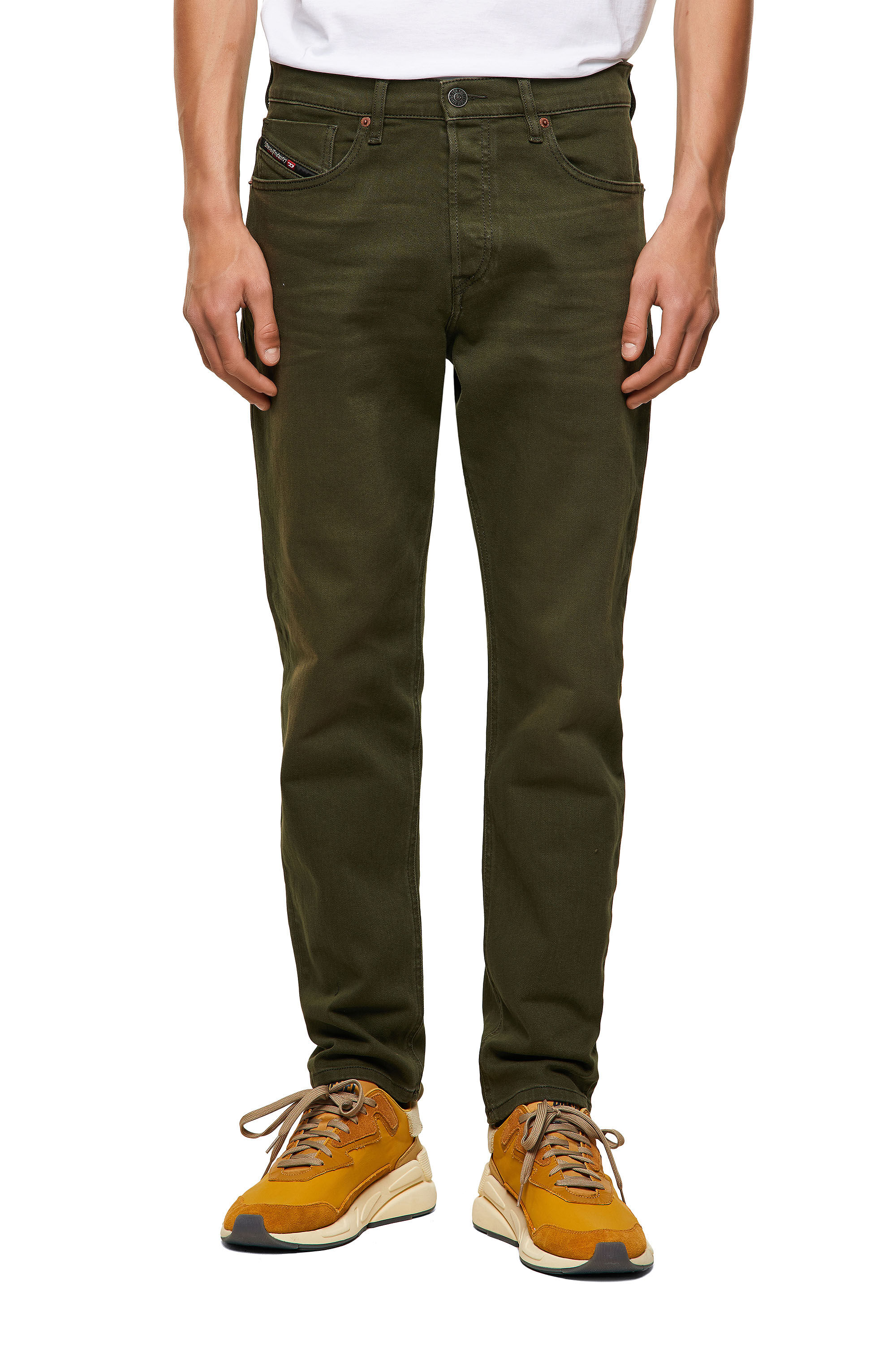 Diesel - 2005 D-FINING 09A32 Tapered Jeans, Dark Green - Image 3