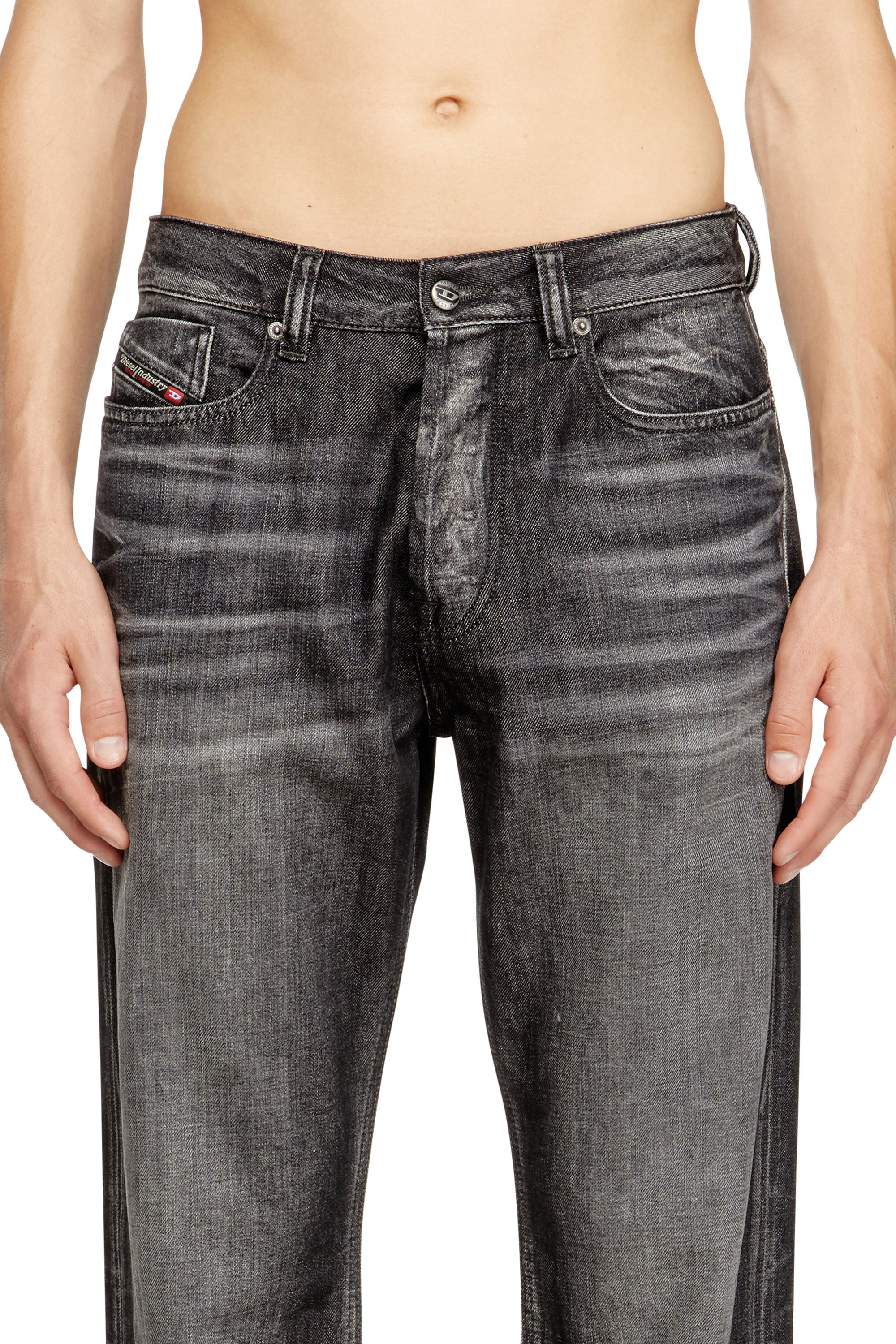 Diesel - Male's Relaxed Jeans 1980 D-Eeper 09M63, Black/Dark Grey - 5