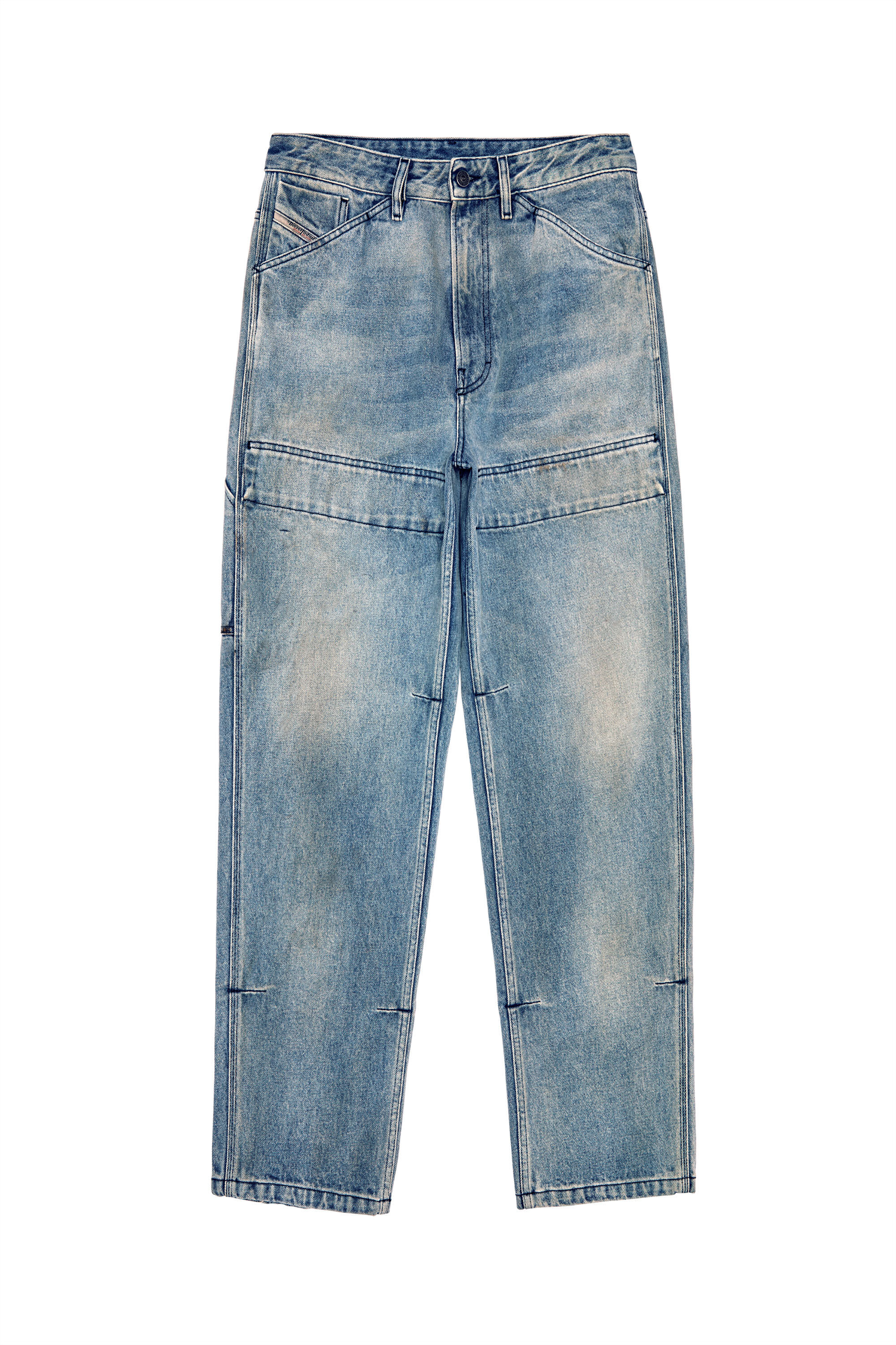 Diesel - D-Franky 0EHAS Straight Jeans, Light Blue - Image 2
