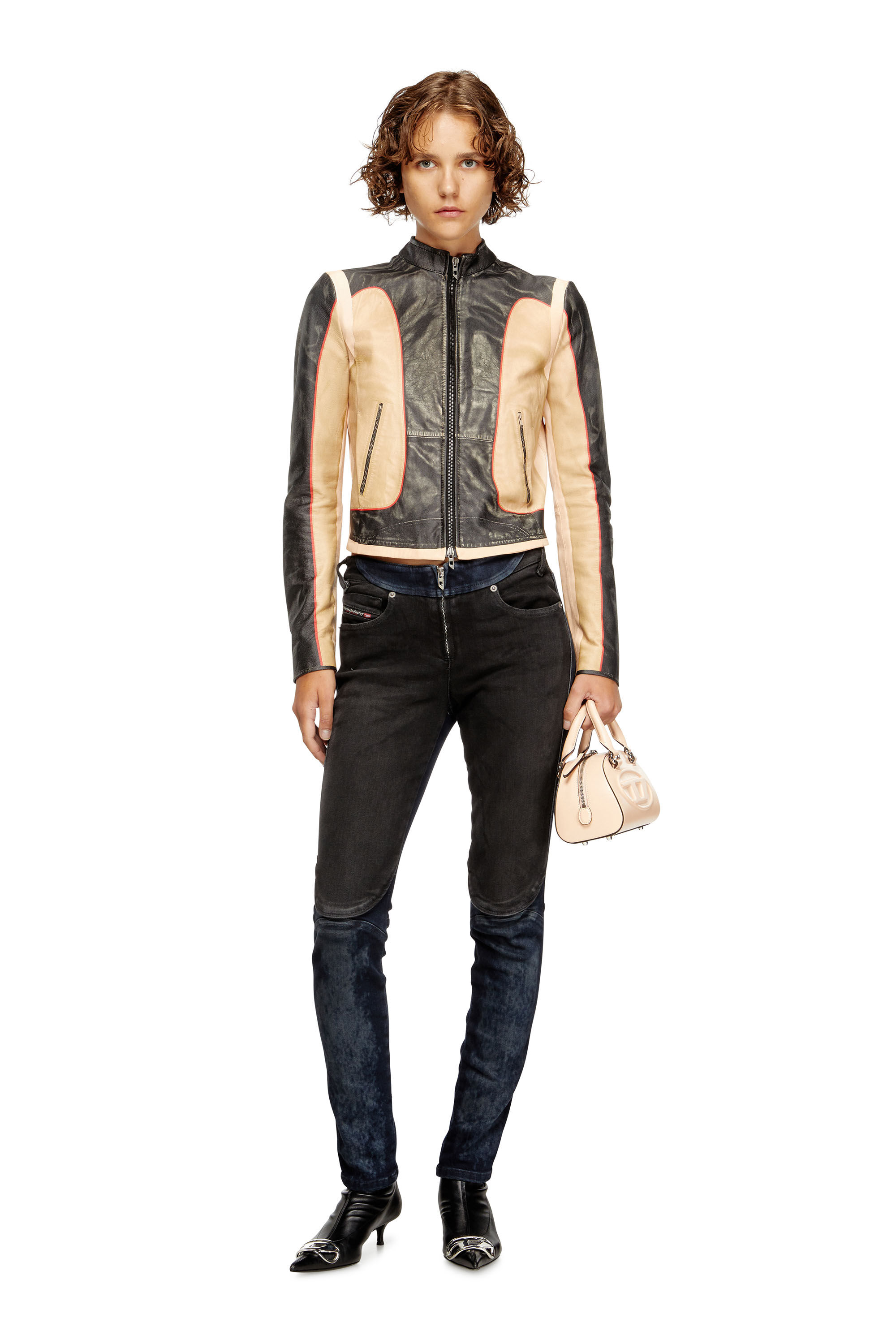 Diesel - Slim Jeans D-Bikee 09M92 Femme, Bleu Foncé - Image 1