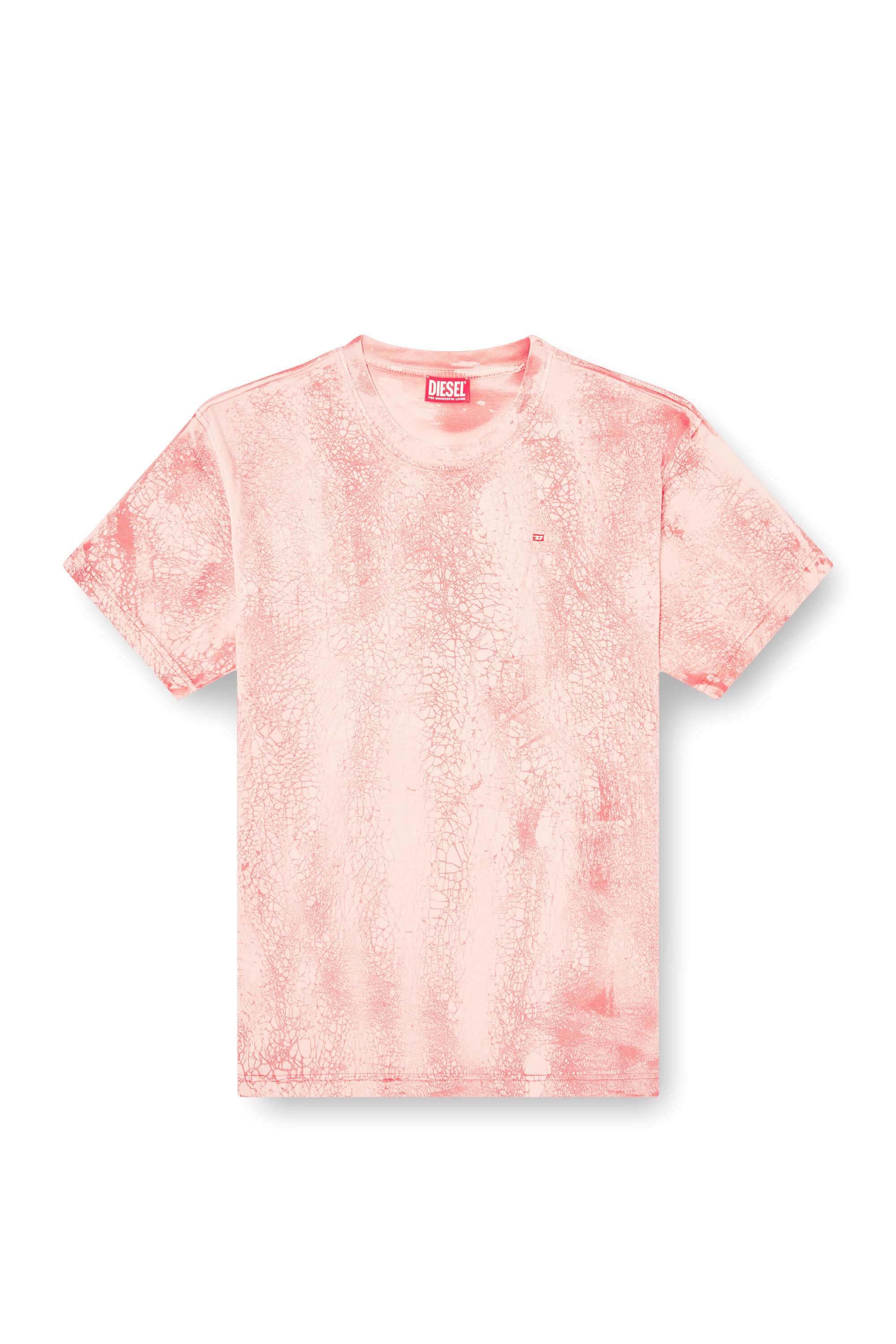 Diesel - T-NORM-T8, T-shirt en jersey ciré Homme in Rose - 2