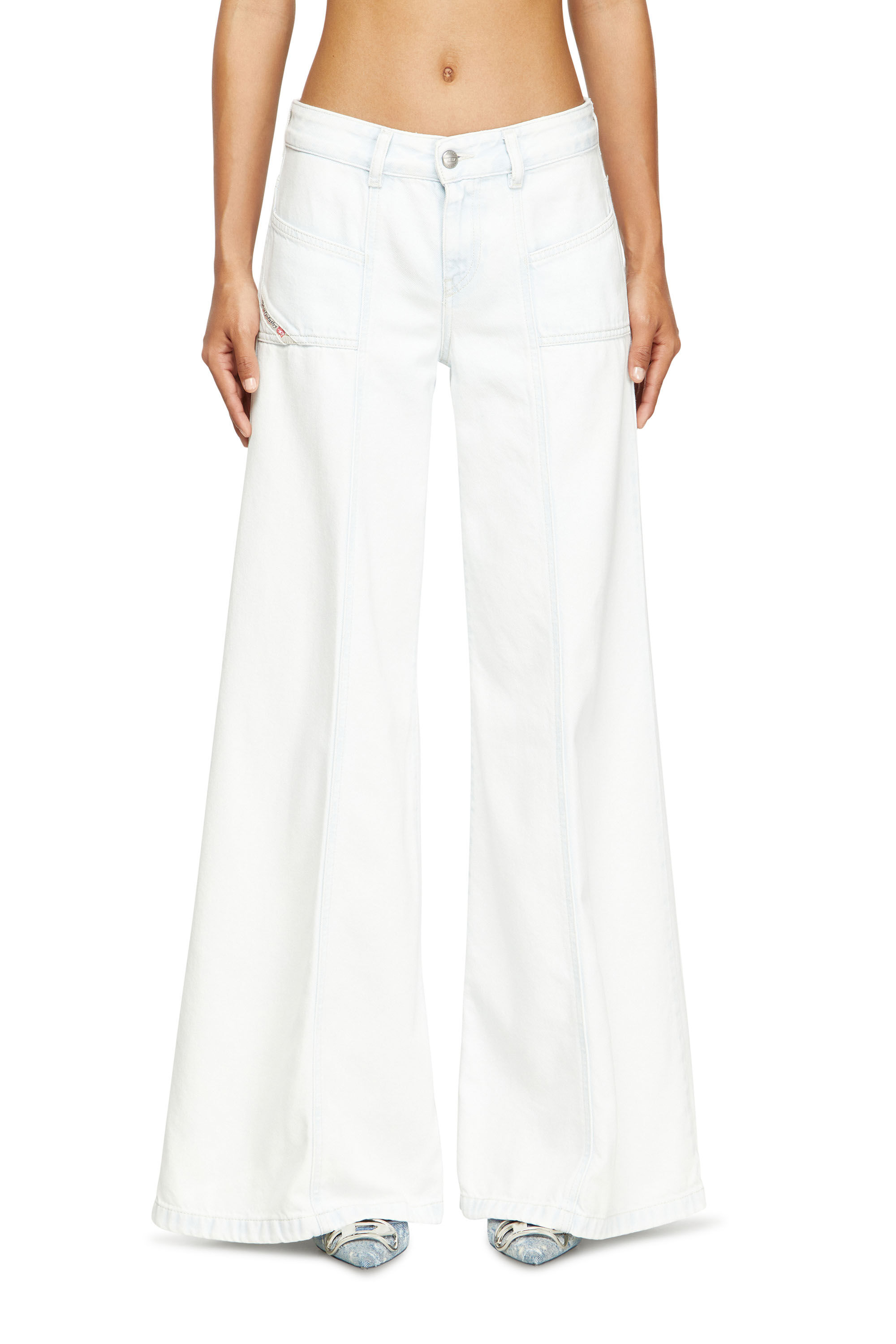 Diesel - Female's Flare Jeans D-Akii 09M08, White - 3