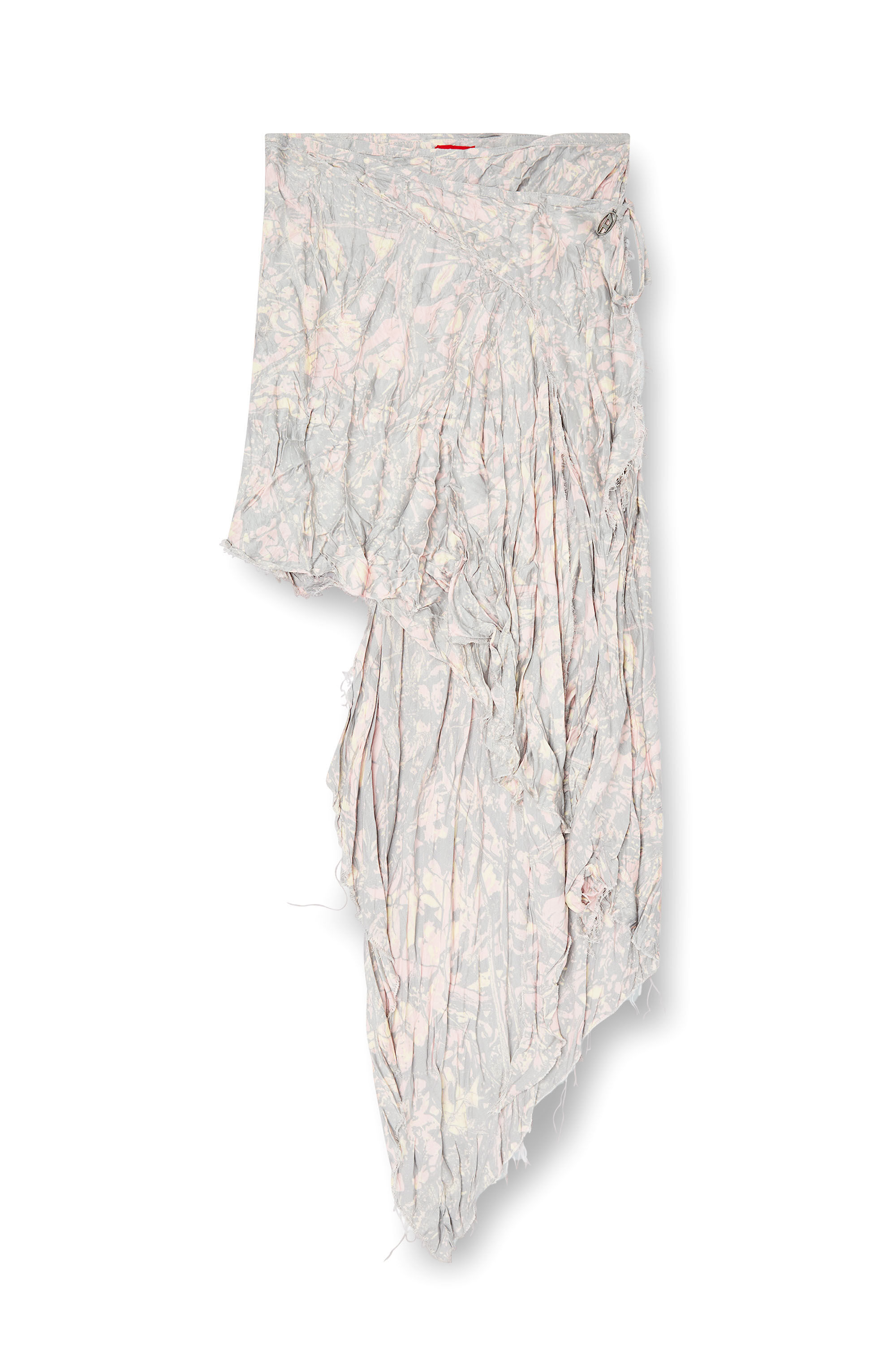 Diesel - O-PHELIA, Jupe froncée asymétrique Femme in Polychrome - 2
