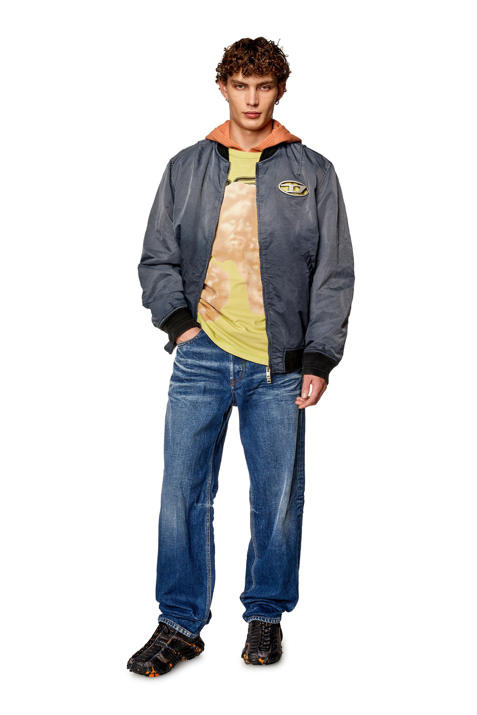 Men s D grad padded bomber jacket J KEPES Diesel
