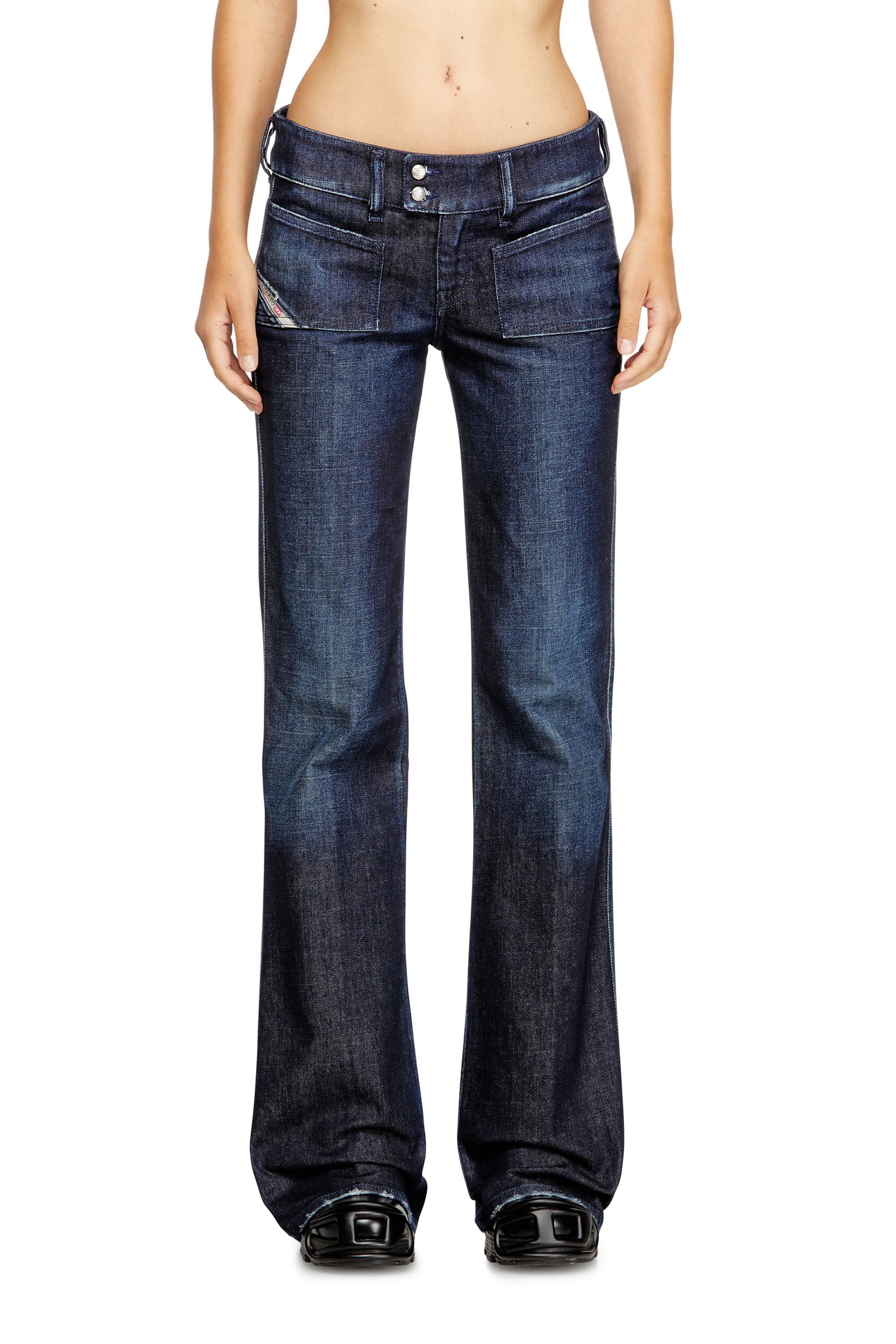 Diesel - Female's Bootcut Jeans D-Hush 09M19, Dark Blue - 3