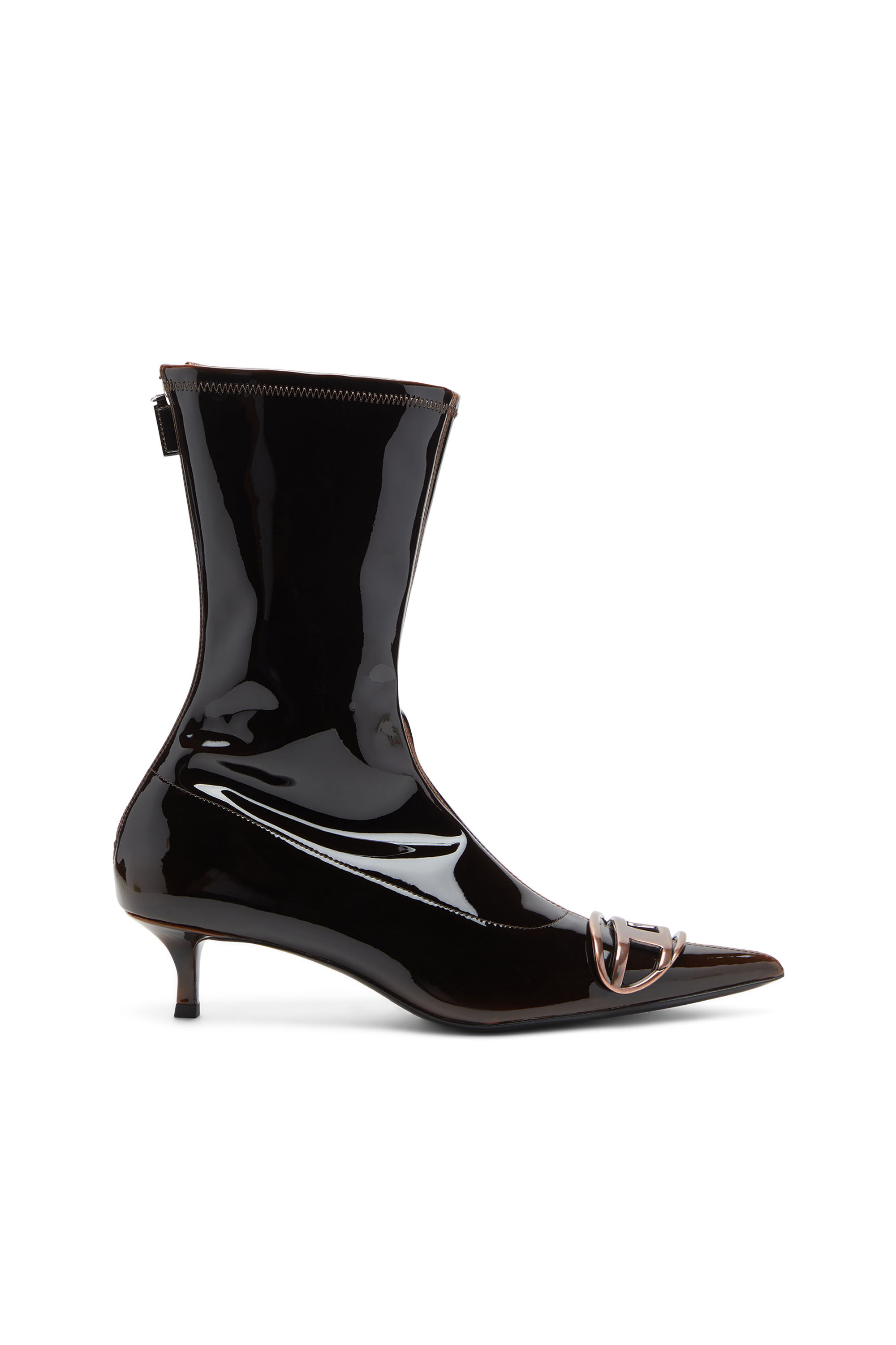 Diesel - D-VENUS KITTIE BT, Female's D-Venus-Ankle boots in liquid PU in Blue/Brown - 1