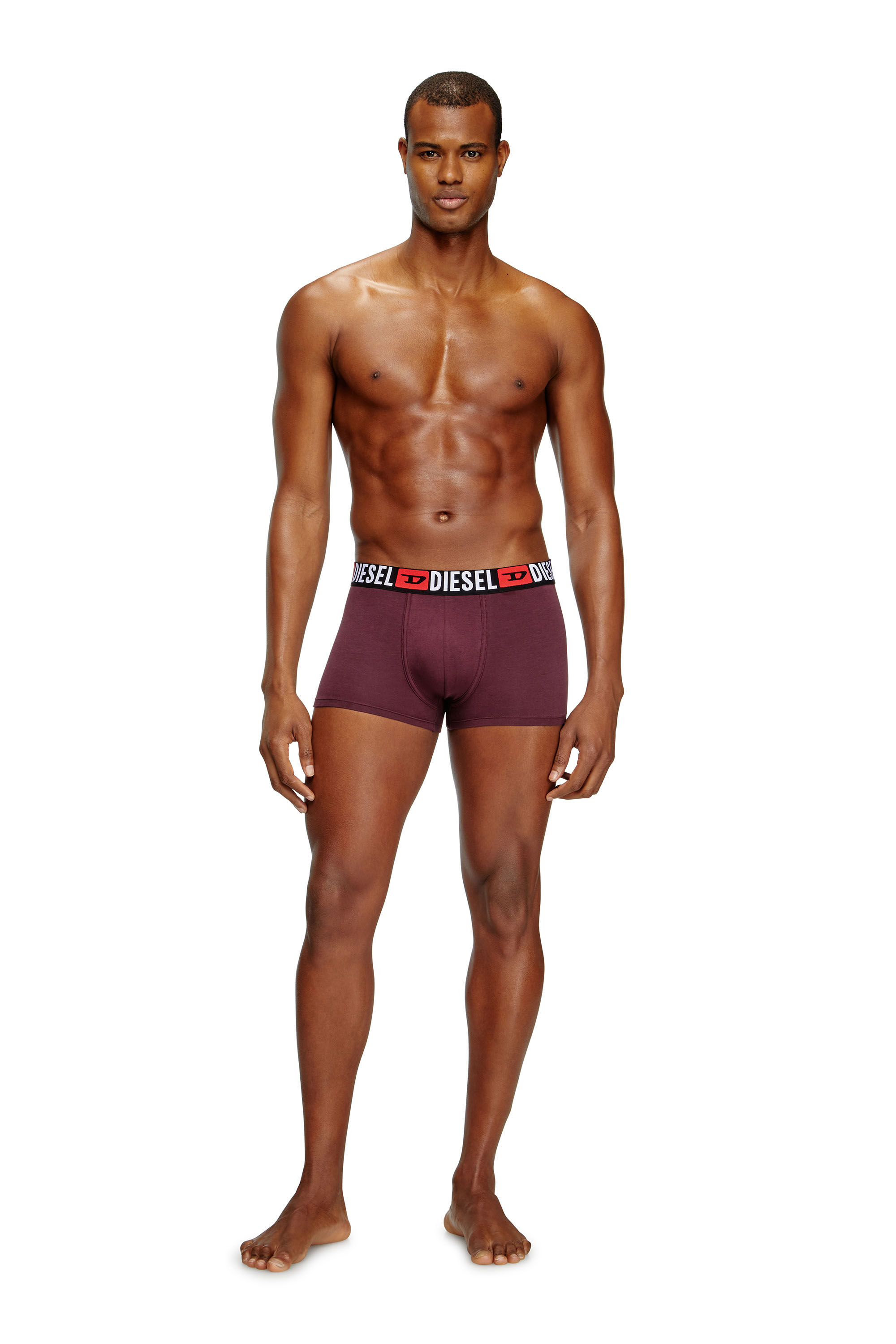 Diesel - UMBX-DAMIENTHREEPACK, Lot de trois boxers avec taille ornée du logo sur toute la surface Homme in Polychrome - 2