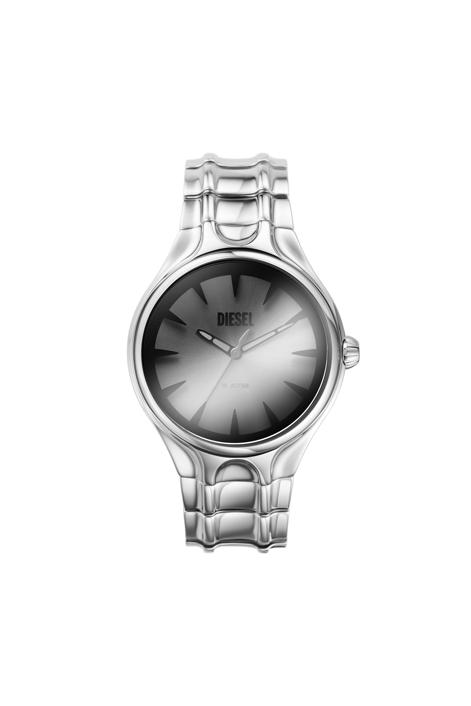 Diesel - DZ2205 WATCH, Male's Streamline three-hand stainless steel watch in Silver - 1
