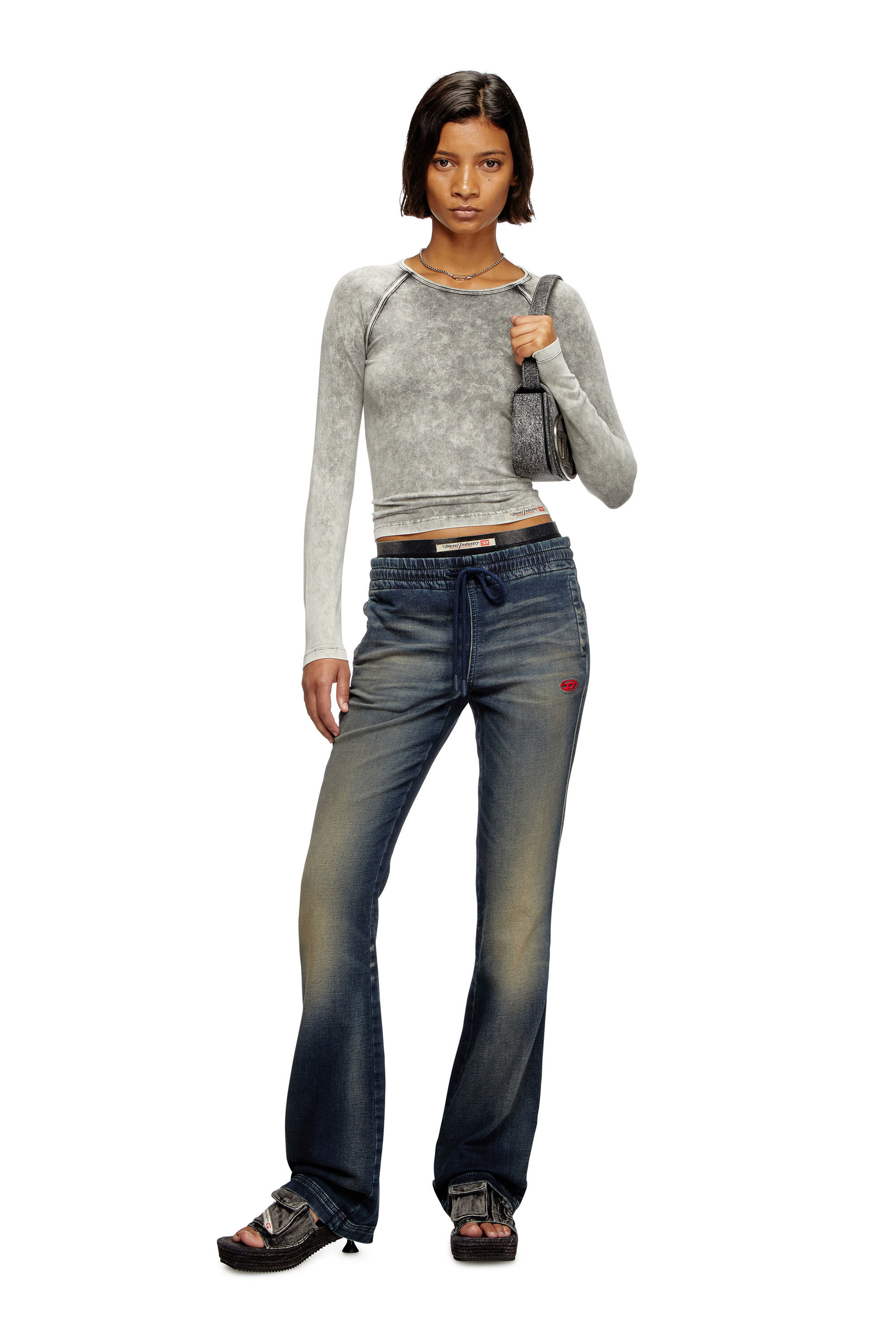 Diesel - Female's Bootcut 2069 D-Ebbey Joggjeans® 068PM, Dark Blue - 1