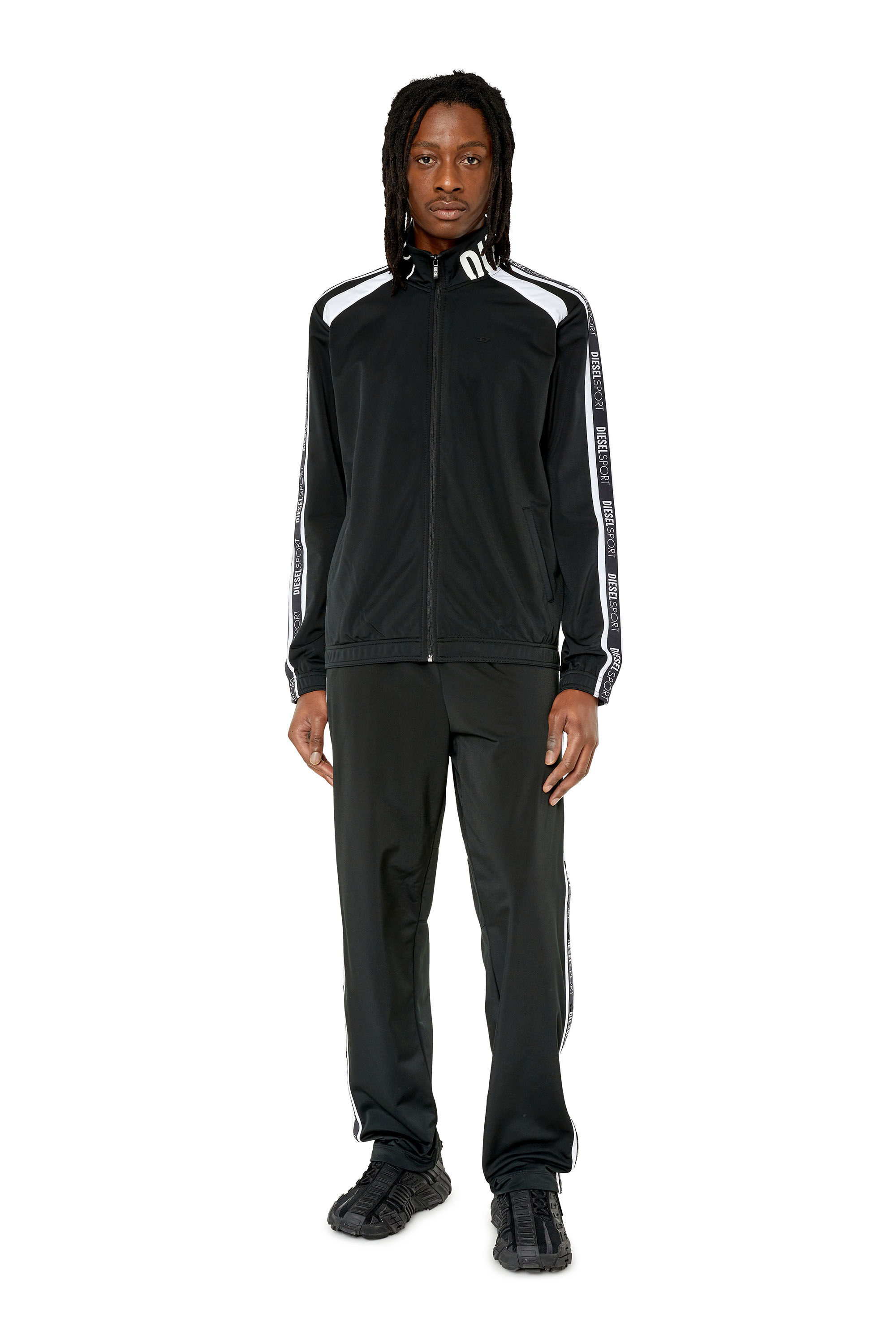 AMSB-HORACE-HT14 Man: Track pants with logo tape openings