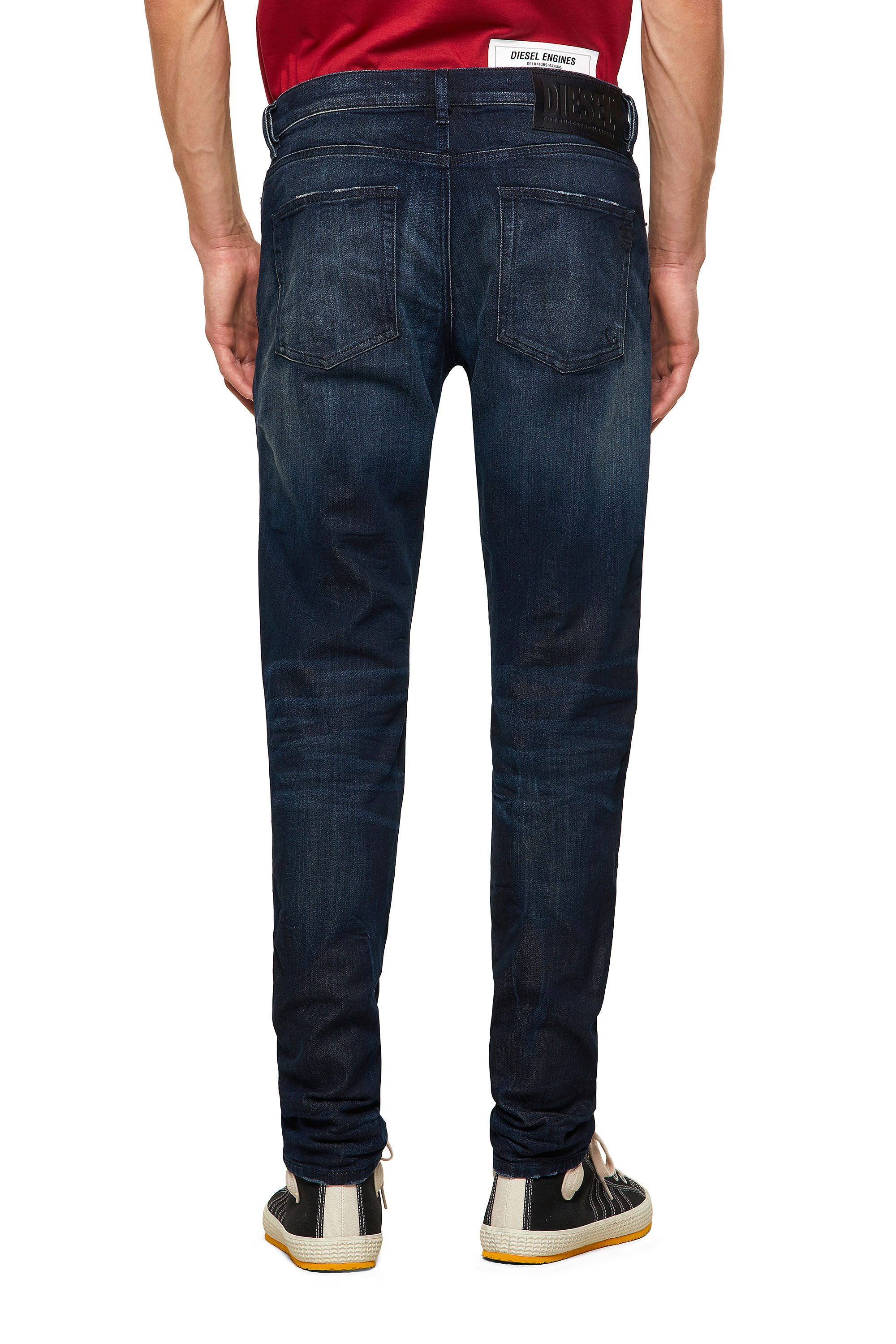 Diesel - D-Strukt JoggJeans® 09B50 Slim, Dark Blue - Image 4