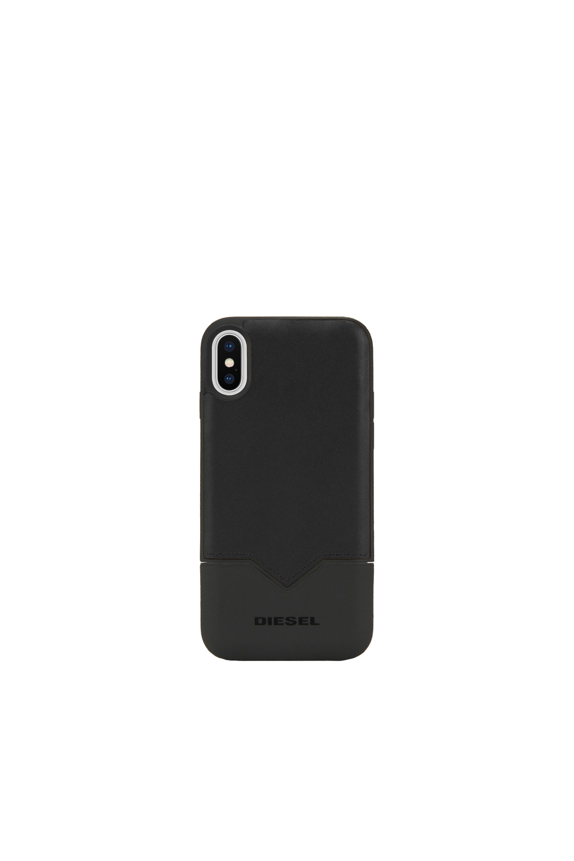 Diesel - CREDIT CARD IPHONE X CASE, Coque avec emplacement carte de crédit, iPhone X Mixte in Noir - 2