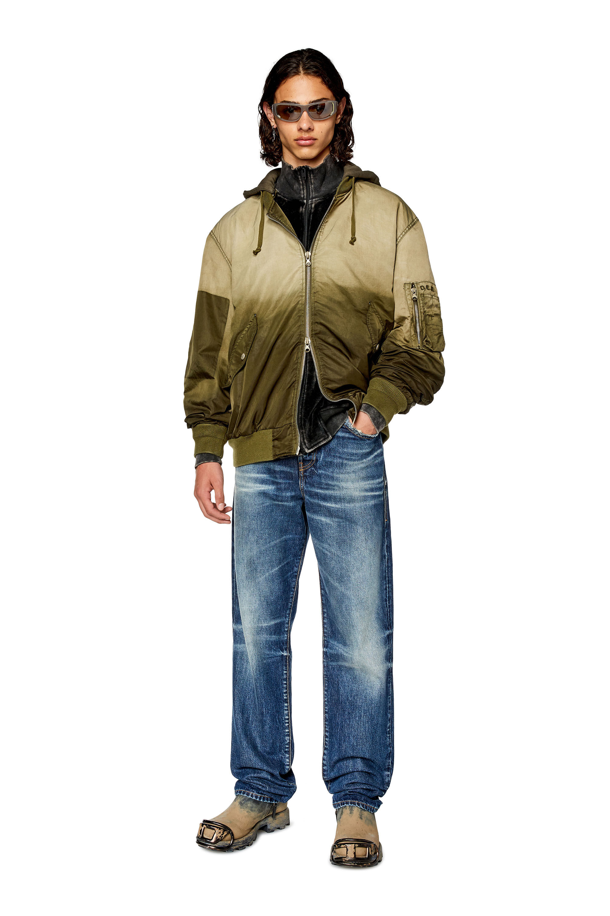 DIESEL ディーゼル L-HARRY BOMBER スタジャン