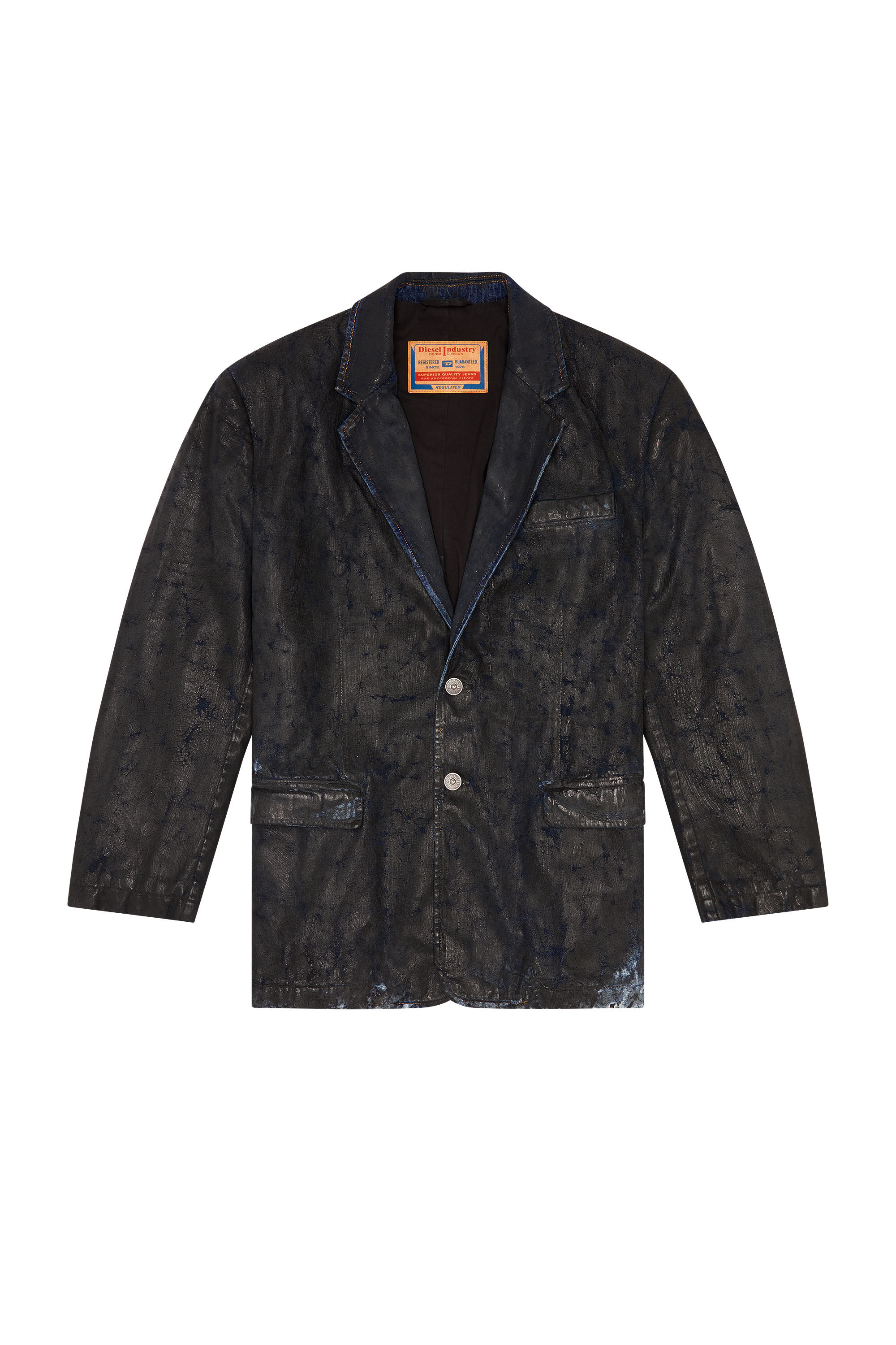 Black denim blazer deals