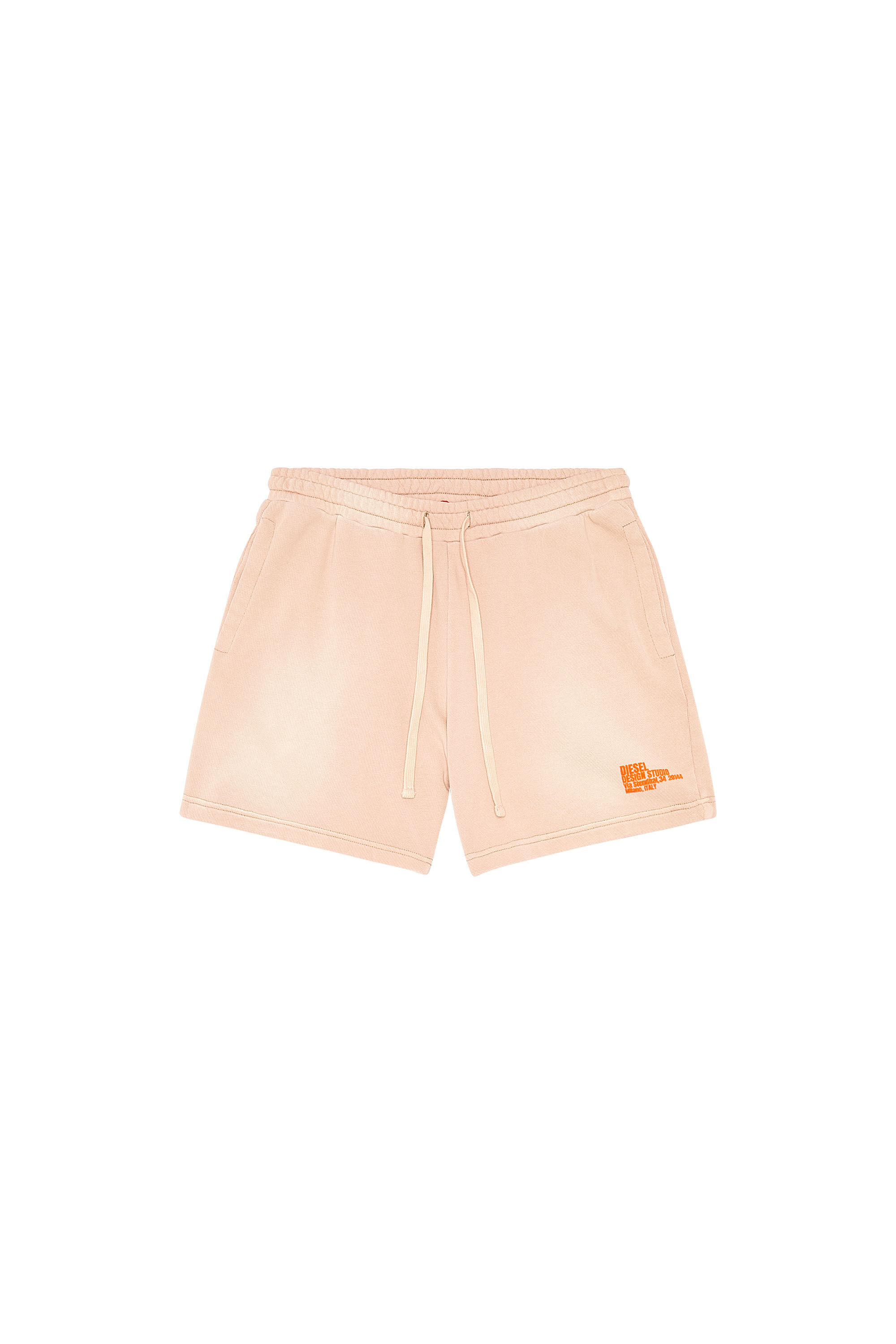 Diesel - P-STELT-N1, Male's Sweat shorts with sun-faded effect in Pink - 1