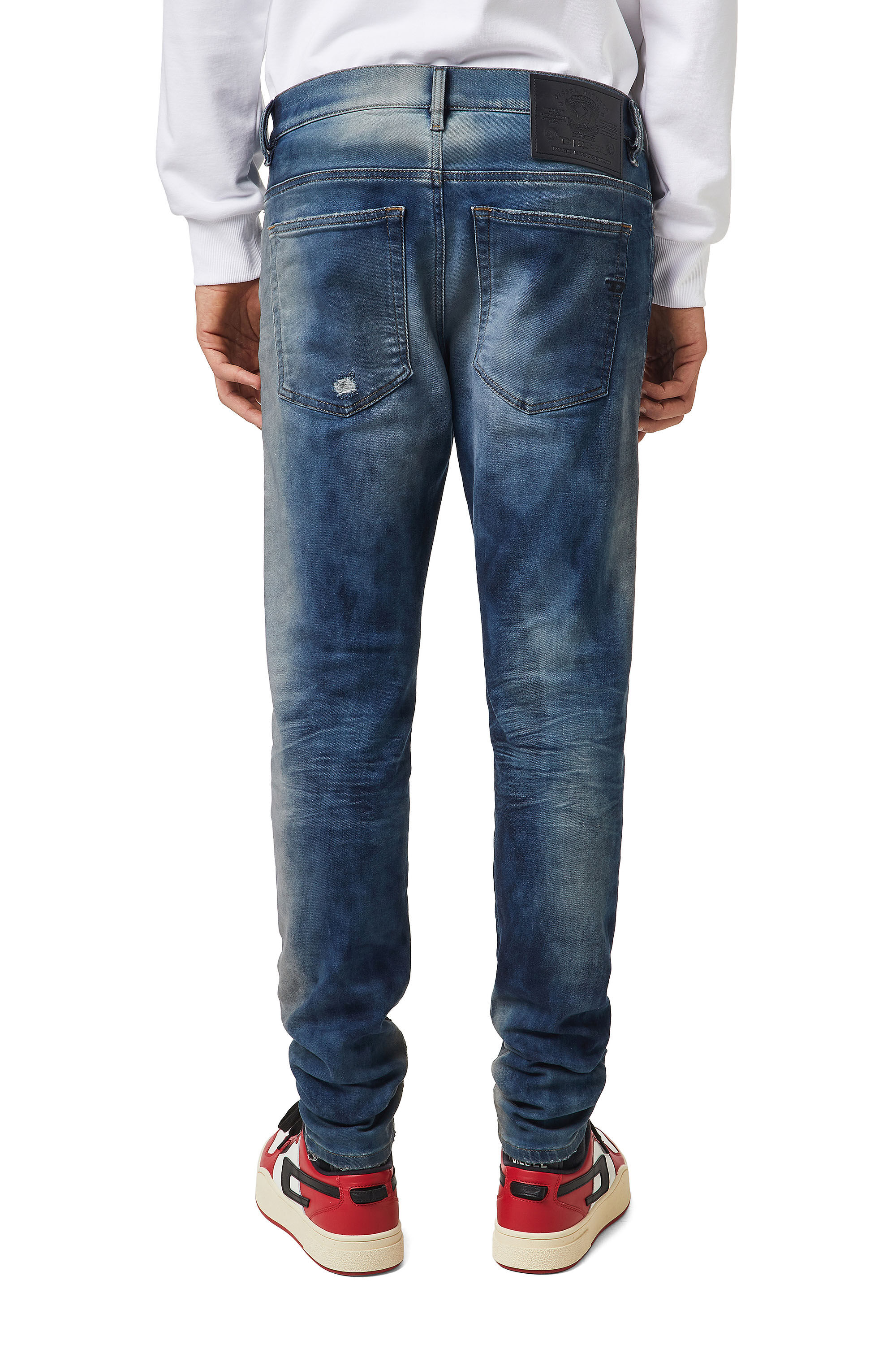 Diesel - D-Amny JoggJeans® 069XE Skinny, Bleu Foncé - Image 4