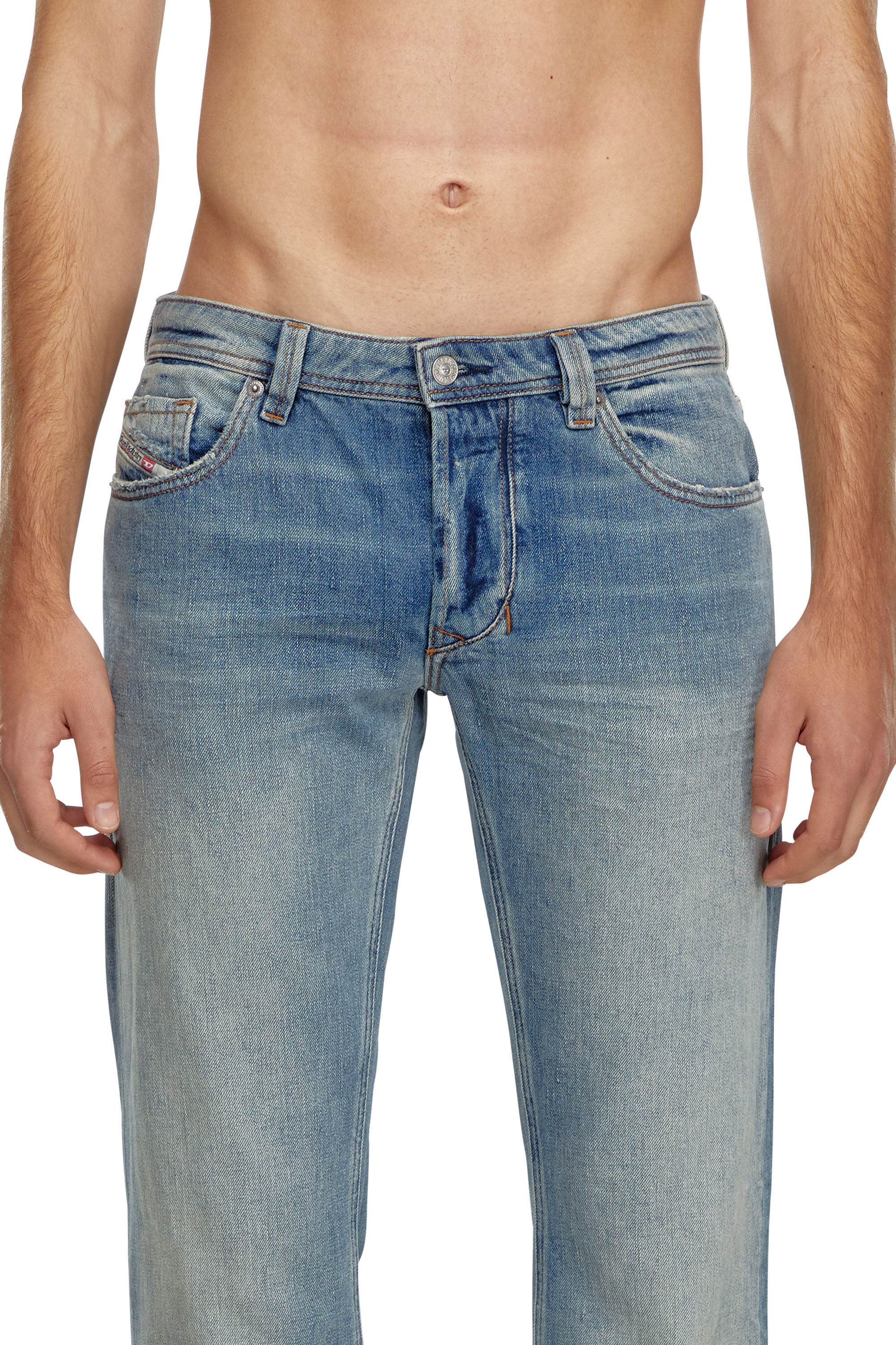 Diesel - Male Straight Jeans 1985 Larkee 0GRDN, Light Blue - Image 5