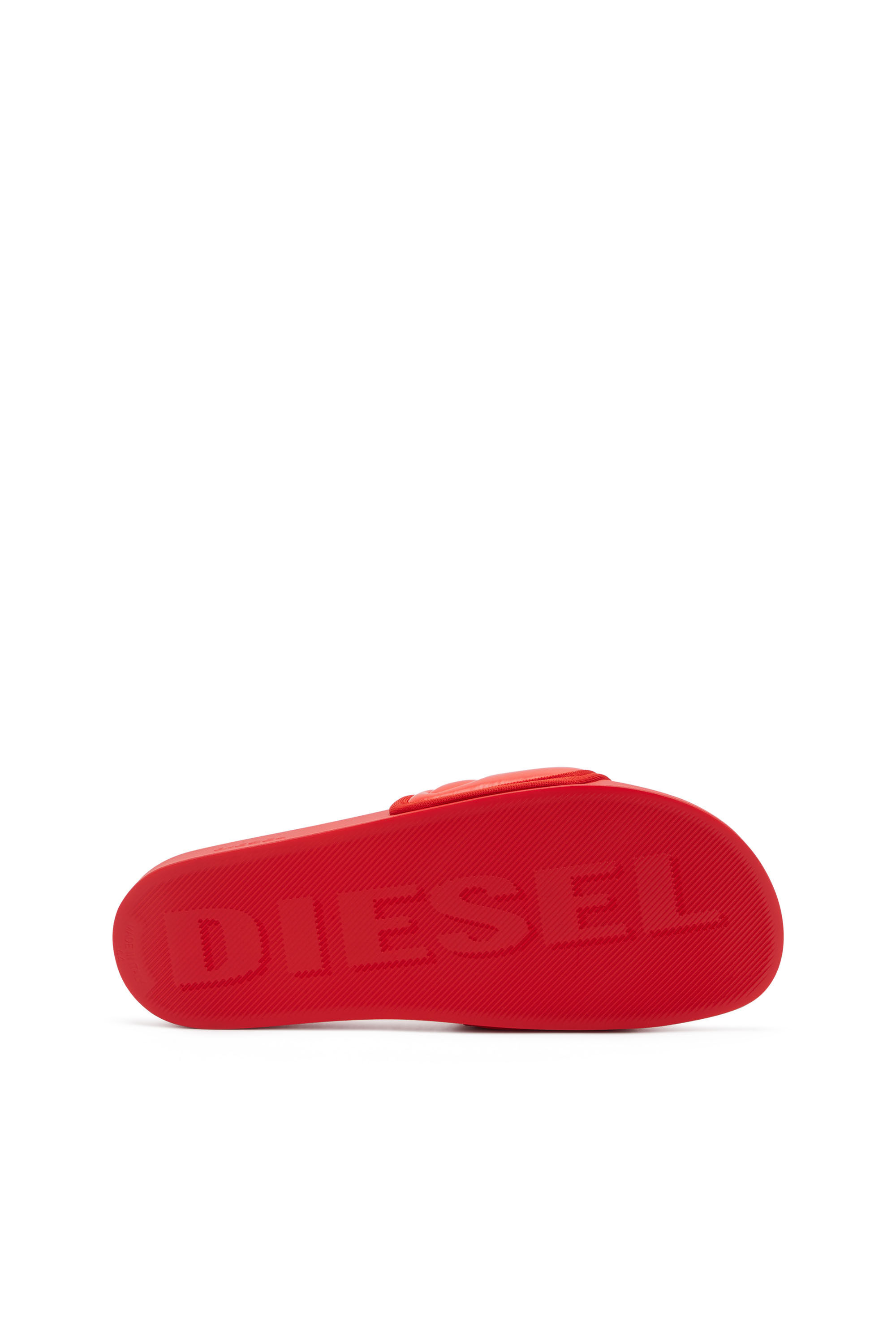 SA-MAYEMI PUF X: Pool slides with puffy D logo | Diesel SA-MAYEMI PUF X: Pool slides with puffy D logo | Diesel