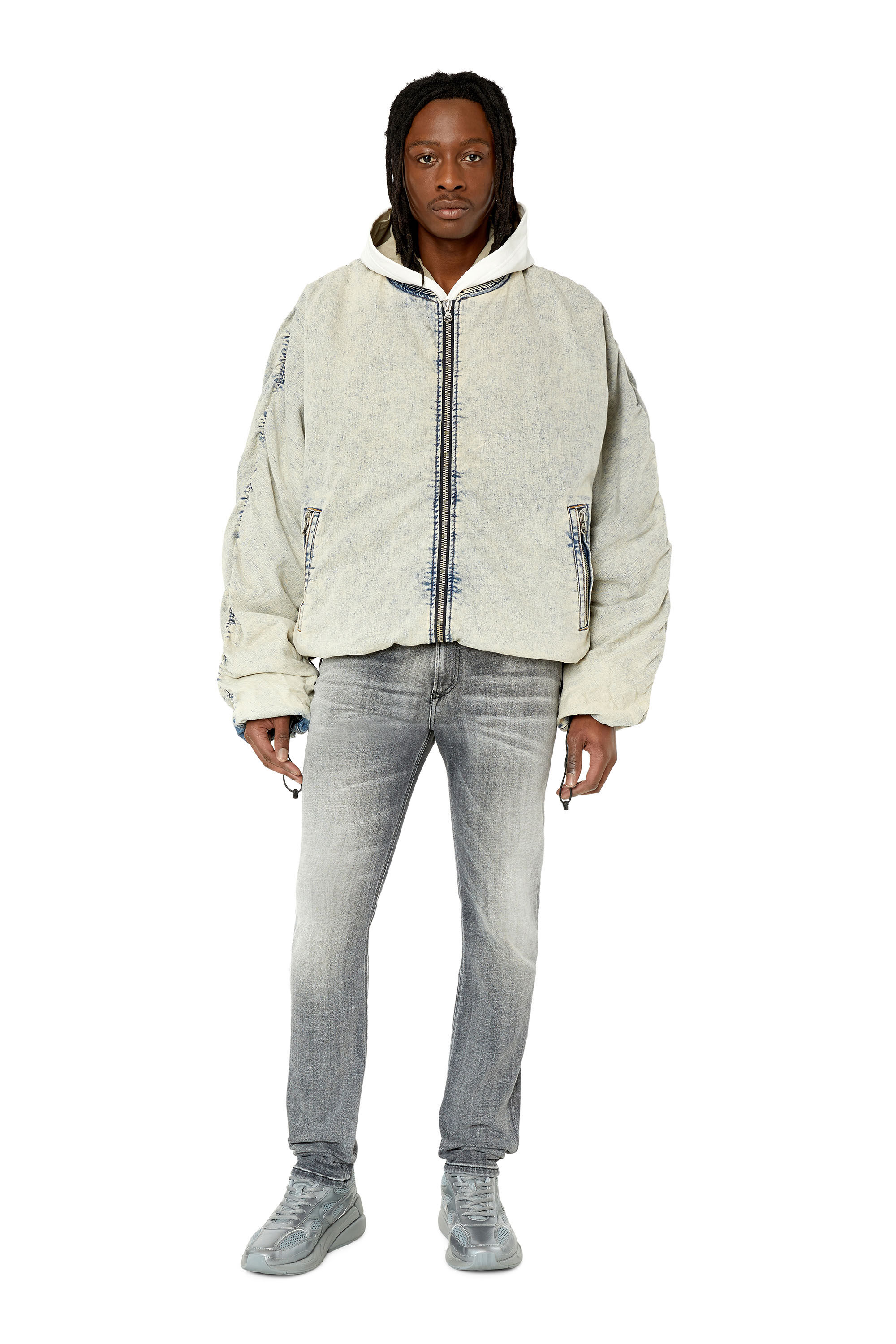 D BRESSY Homme Veste bomber en denim matelasse Diesel