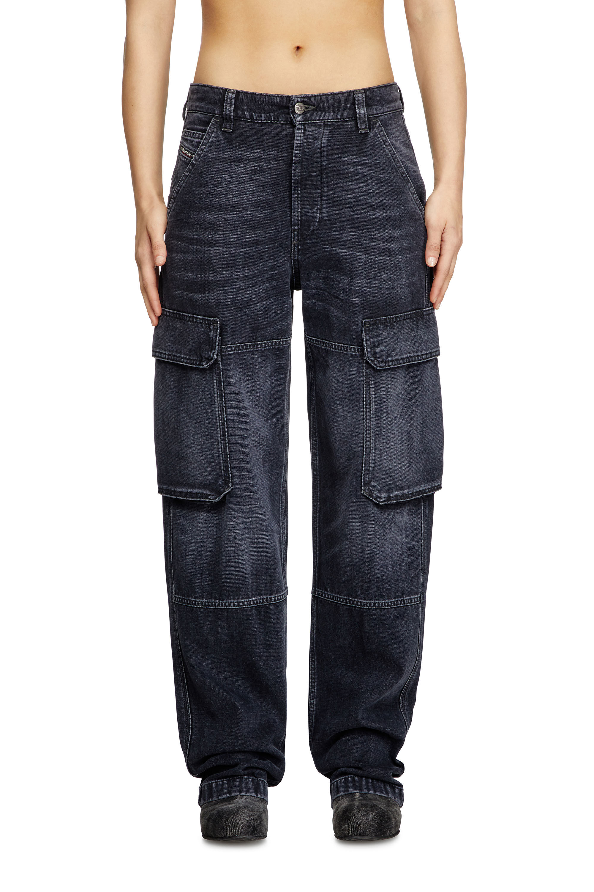 Diesel - Female's Regular Jeans D-Pot 007Z9, Black/Dark Grey - 3