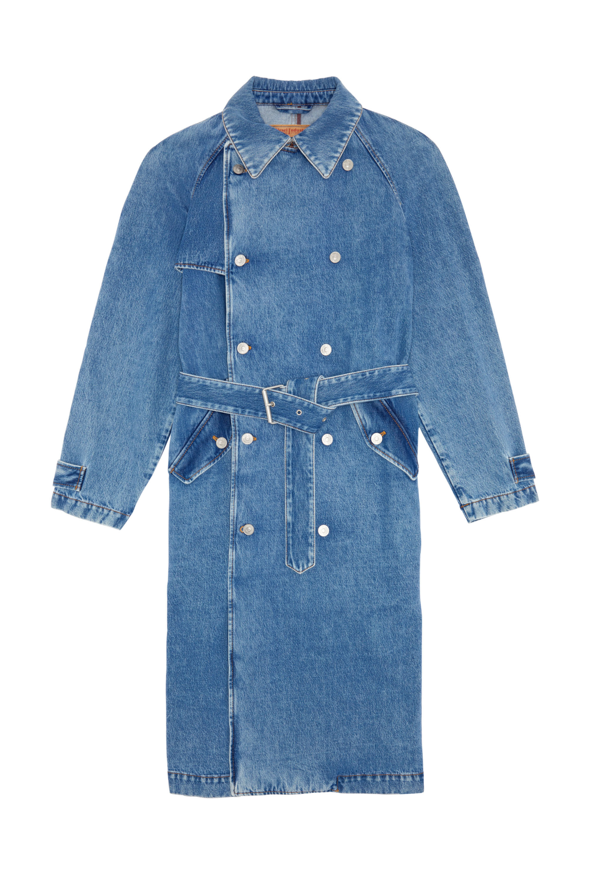 Plymouth double breasted trench coat with double discount gun flap