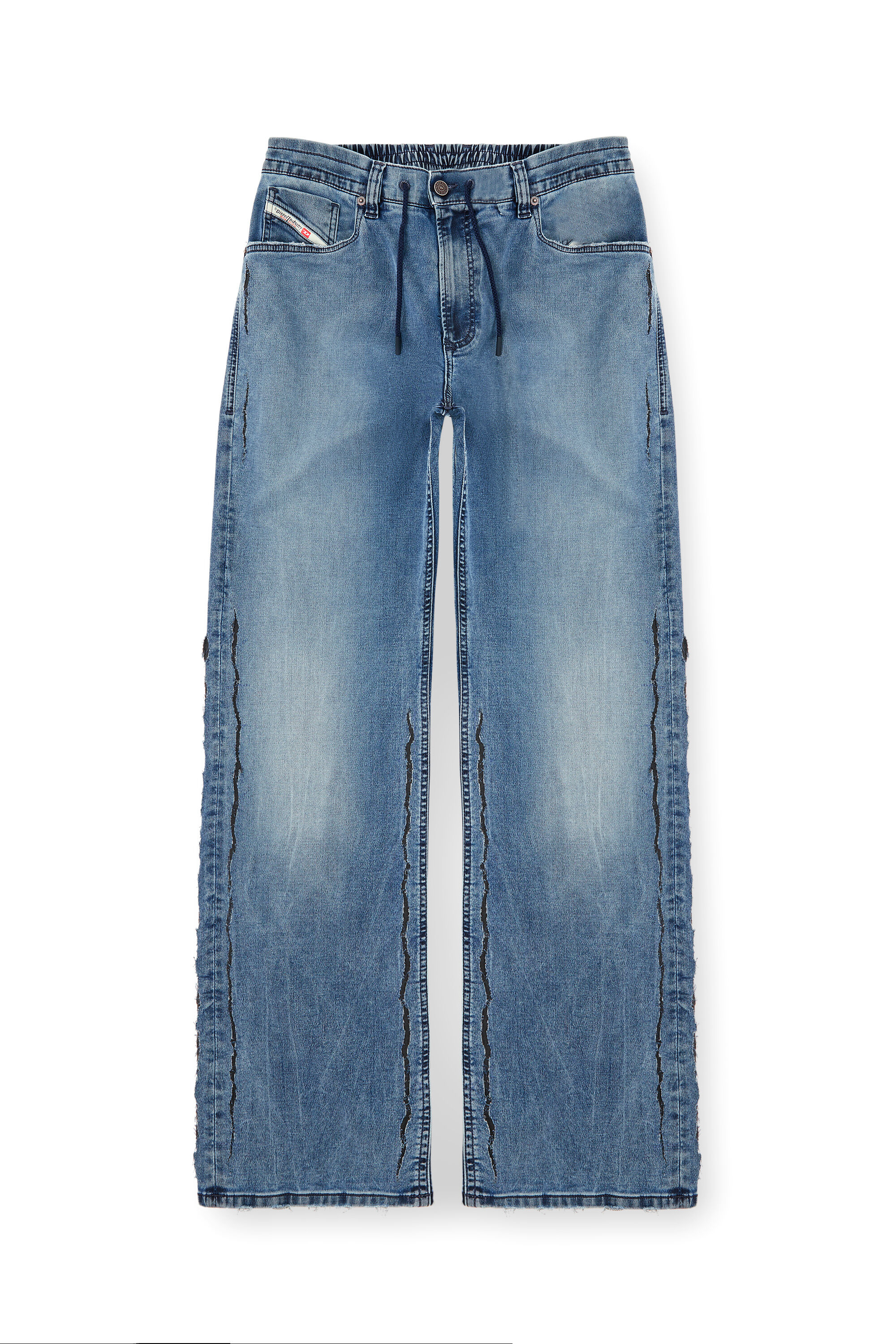 Diesel - Relaxed 2080 D-Reel Joggjeans® 09K64 Homme, Bleu moyen - Image 2