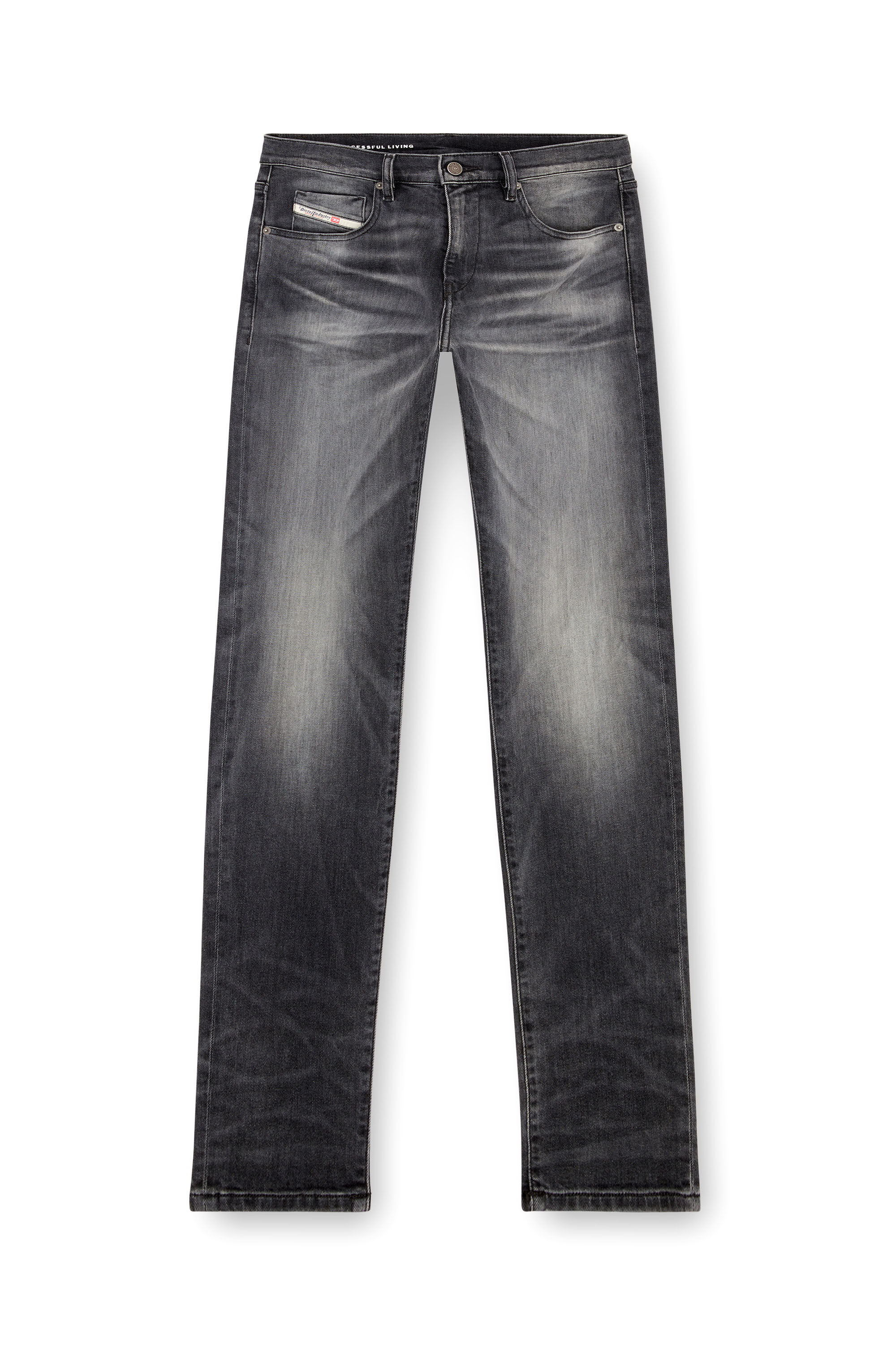 Diesel - Male's Slim Jeans 2019 D-Strukt 09J52, Black/Dark Grey - 2