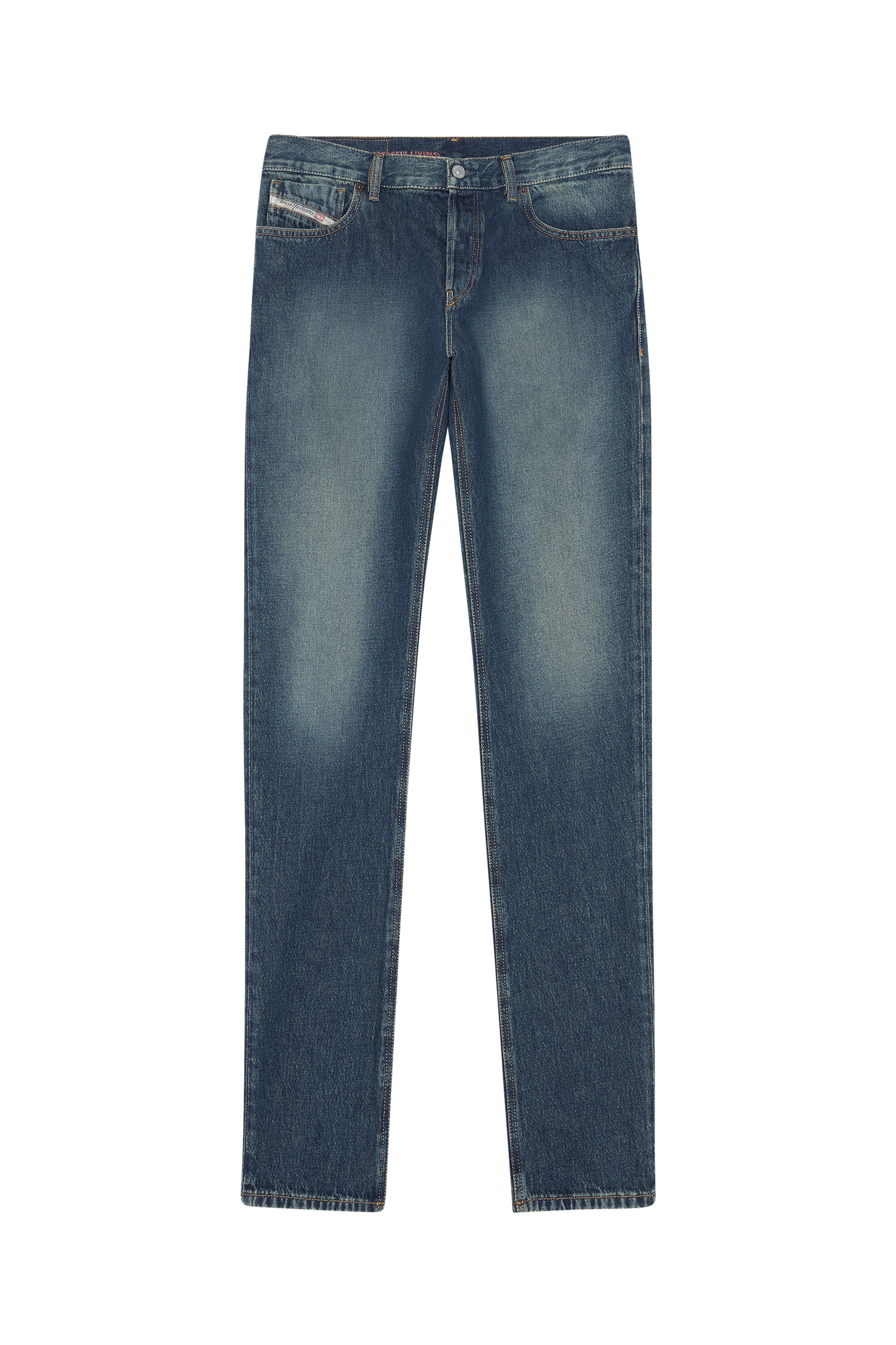 Diesel - Straight Jeans 1995 D-Sark 09C04, Bleu Foncé - Image 2