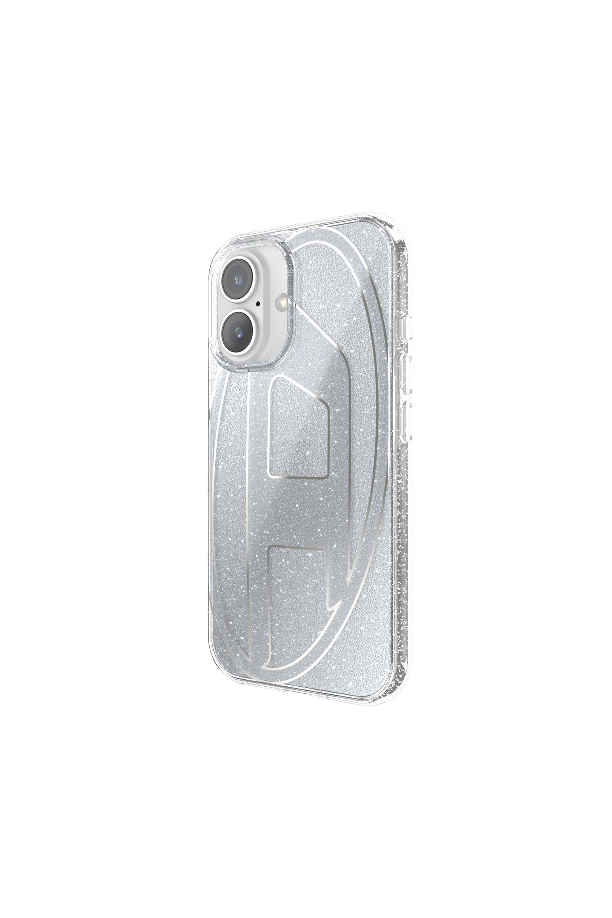 Diesel - 60151 AOP CASE, Coque pailletée pour iP 16 Mixte in Gris argenté - 4