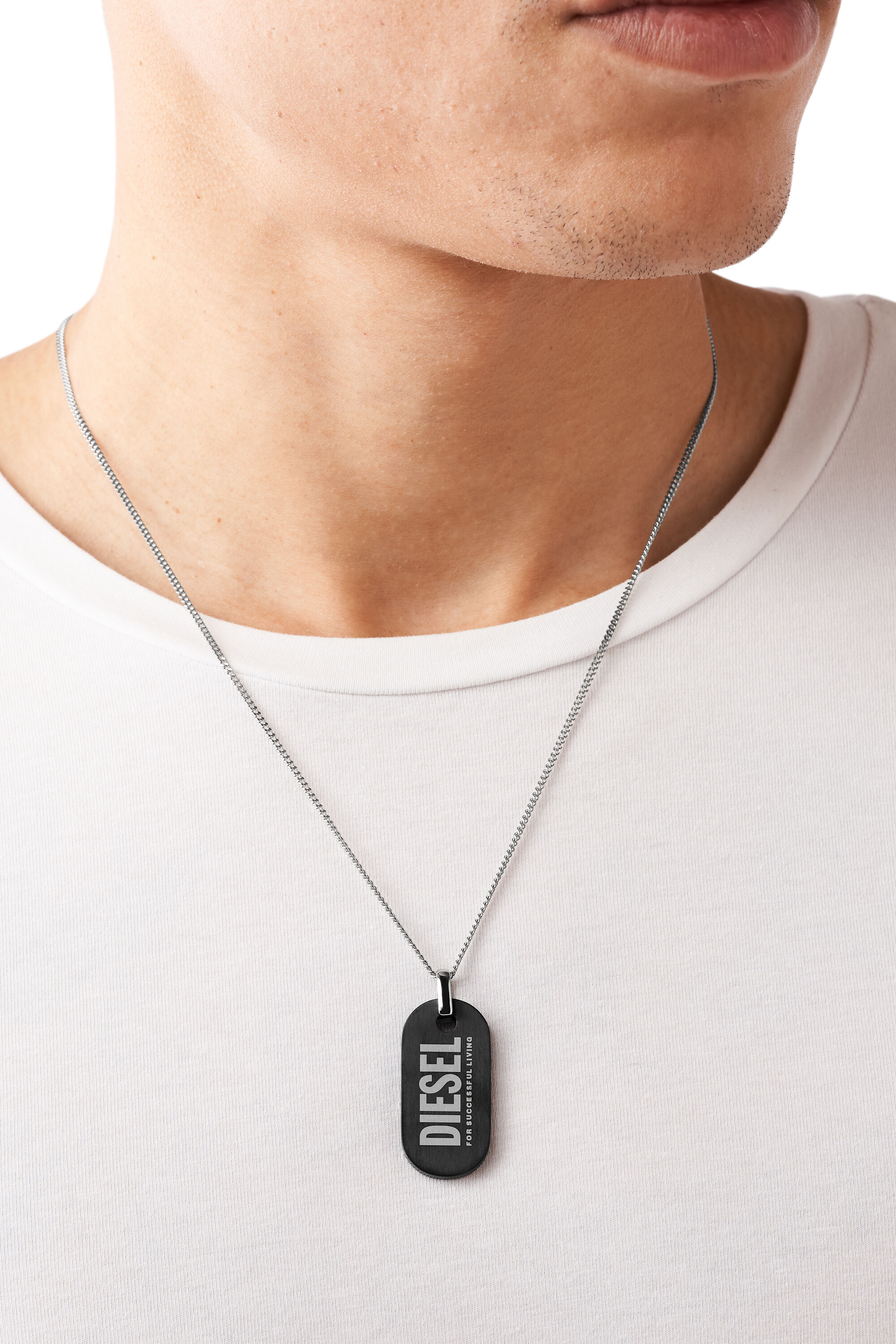 Diesel dog sales tag necklace