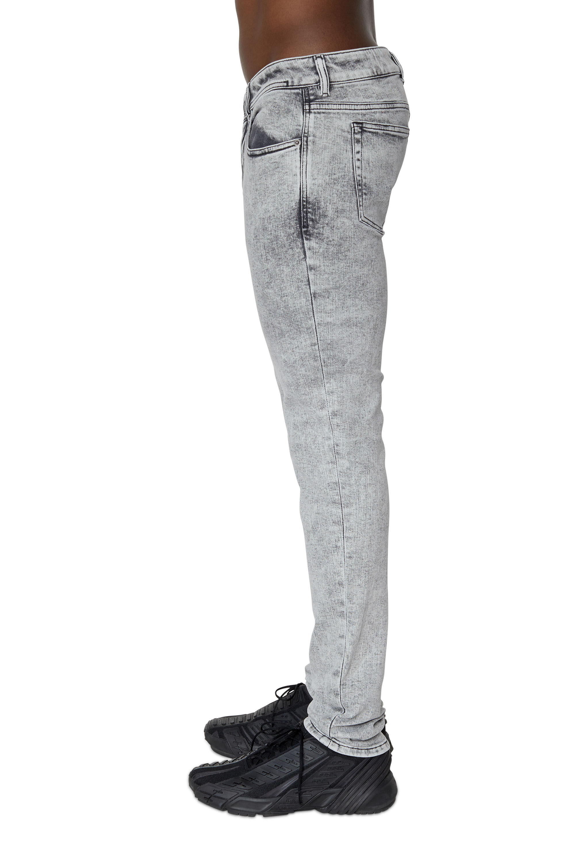 Diesel - Skinny Jeans 1979 Sleenker 09D89, Light Grey - Image 5