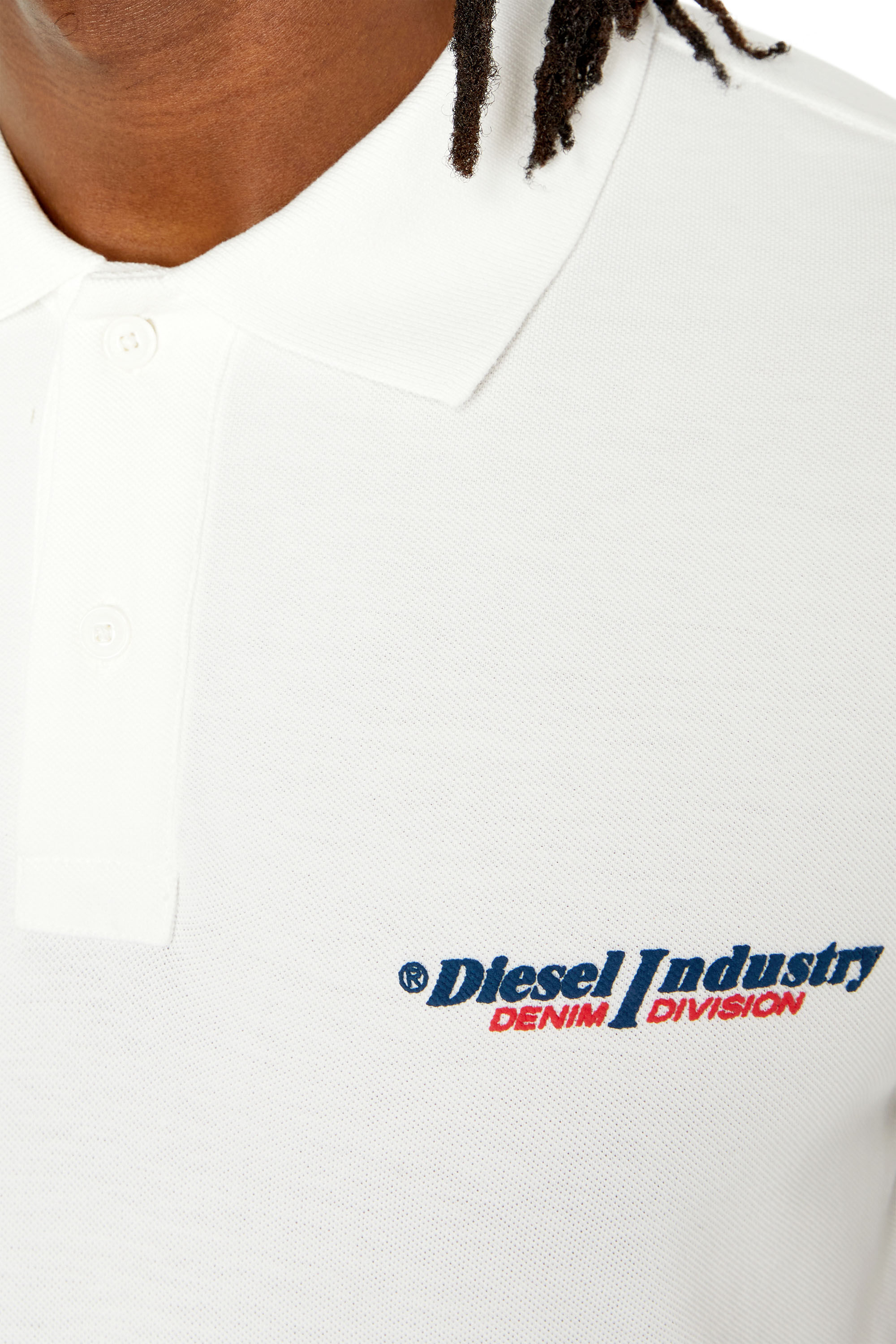 T SMITH IND Man Polo shirt with Diesel Industry print Diesel