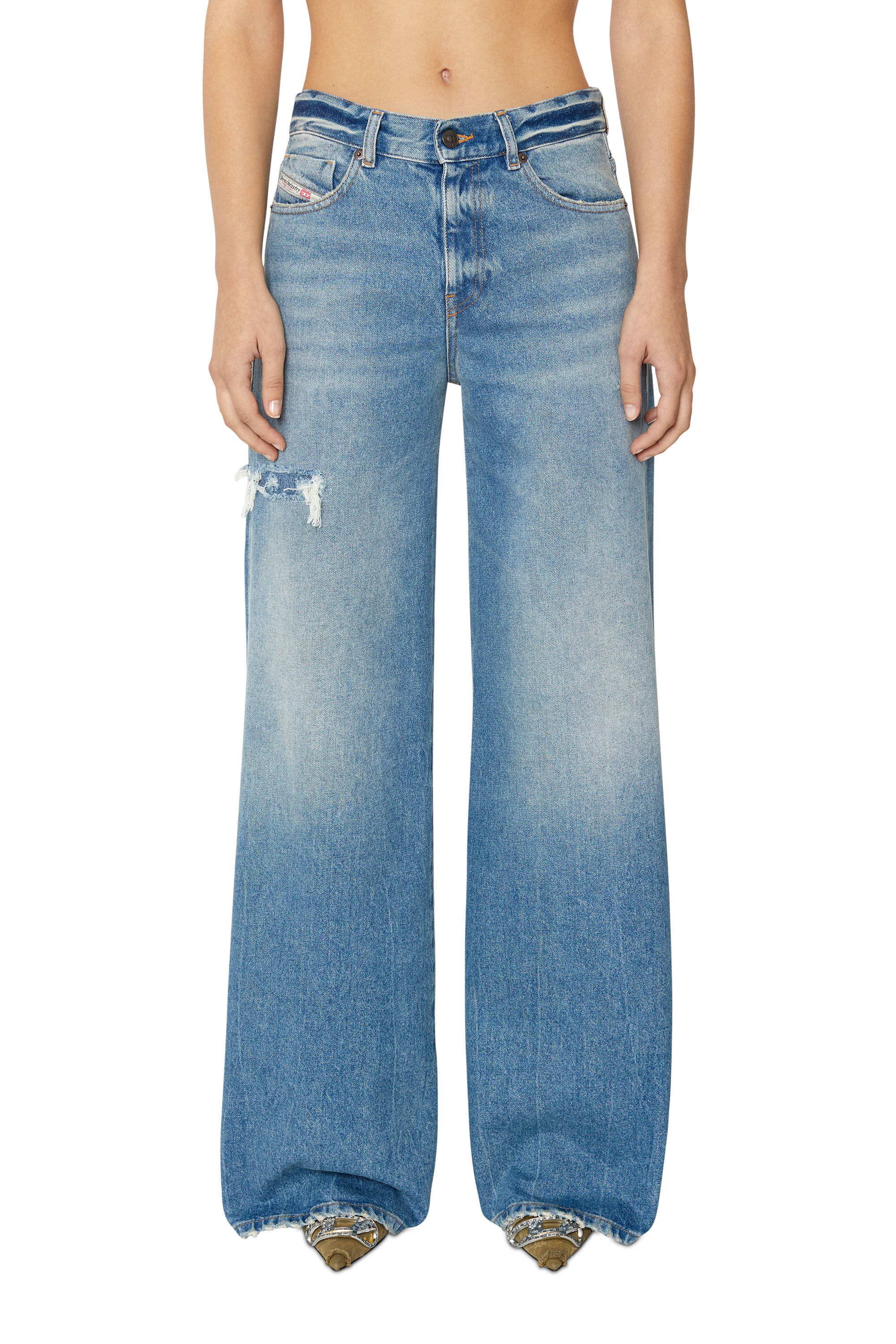 Women's Bootcut and Flare Jeans | Light blue | Diesel 1978 D-Akemi