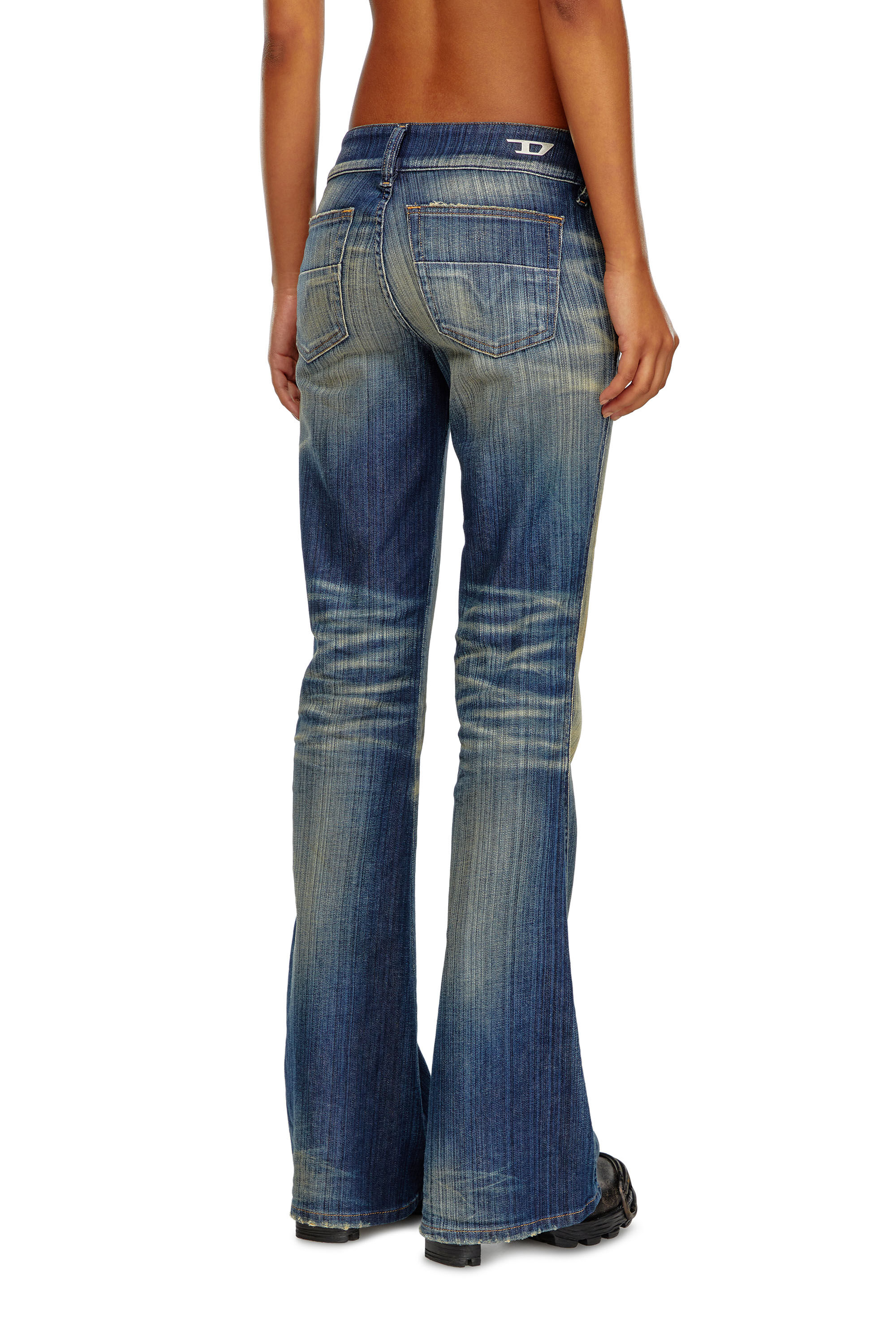 Diesel - Femme Bootcut and Flare Jeans D-Hush 09J46, Bleu Foncé - Image 5